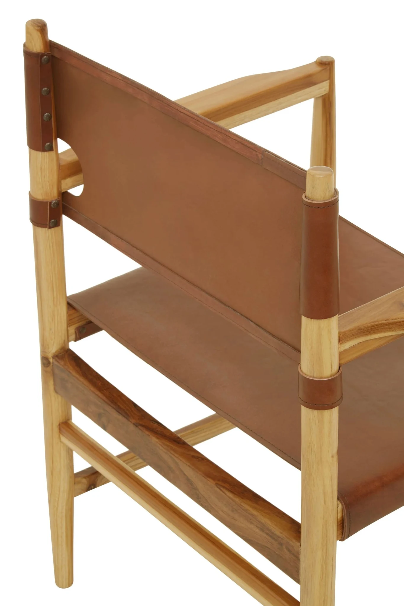 Kendari Antique Brown Leather Chair - Seating, photo 5 of 8
