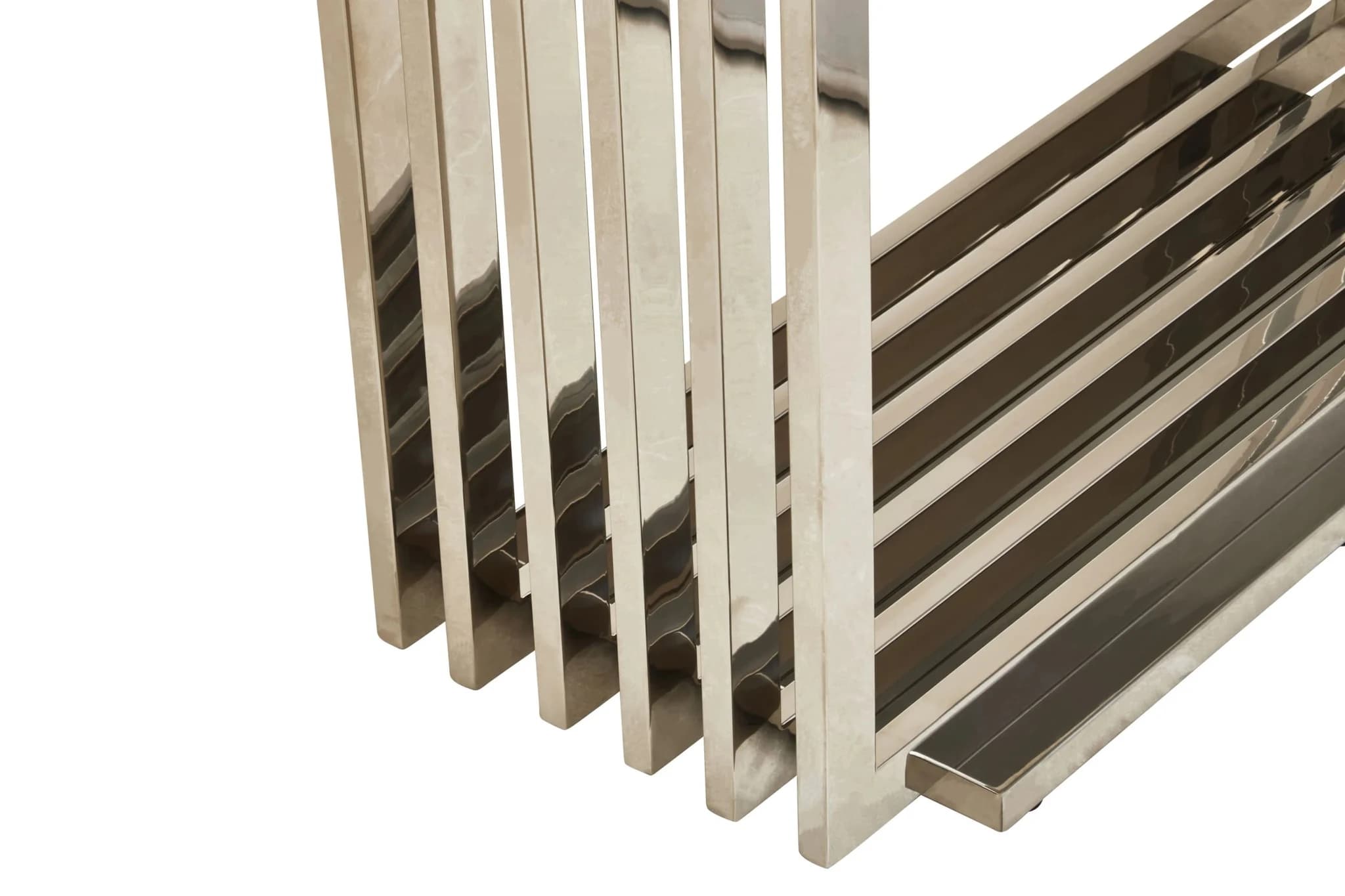Moda White Faux Marble Console Table With Silver Finish Frame - Tables, photo 7 of 8