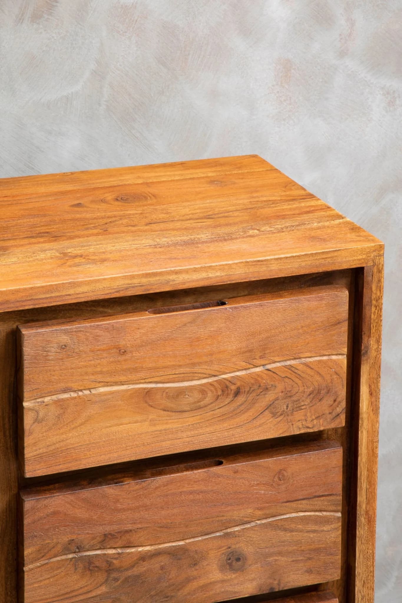 Simla Acacia Wood 1 Door and 3 Drawers Sideboard - Bookcases & shelving, photo 3 of 8