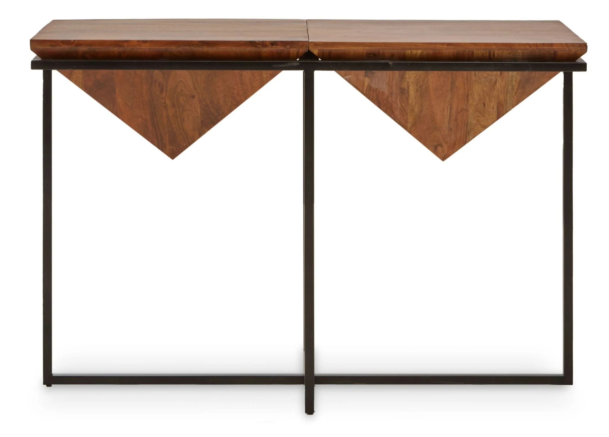 Shimla Acacia Pyramid Console Table - Tables, photo 2 of 2