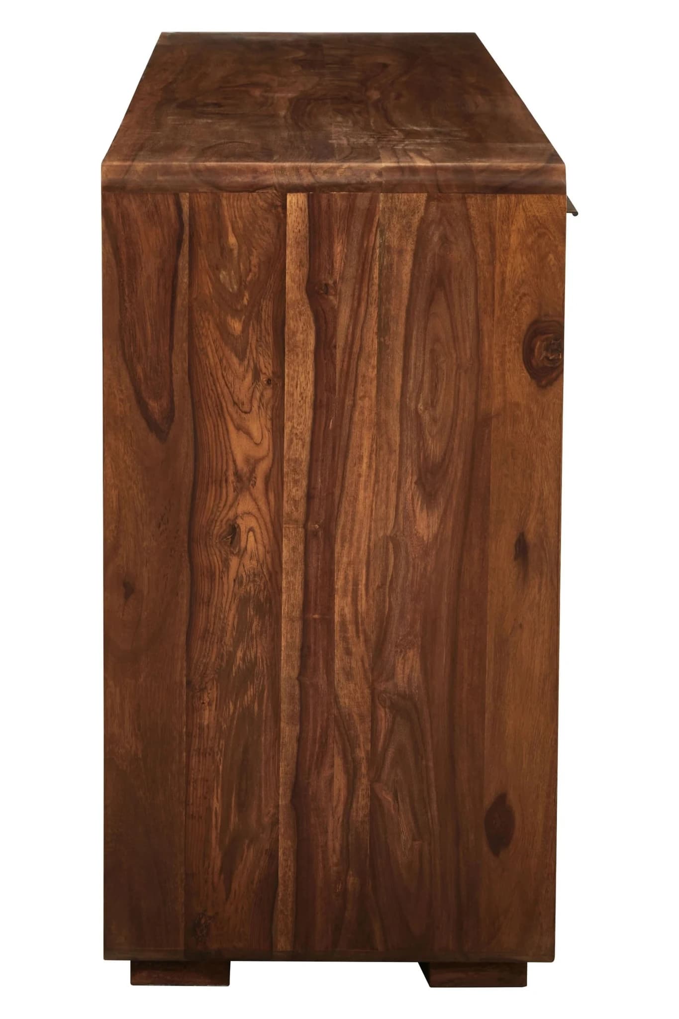 Surati Two Door Three Drawer Sheesham And Acacia Wood Sideboard - Bookcases & shelving, photo 3 of 8