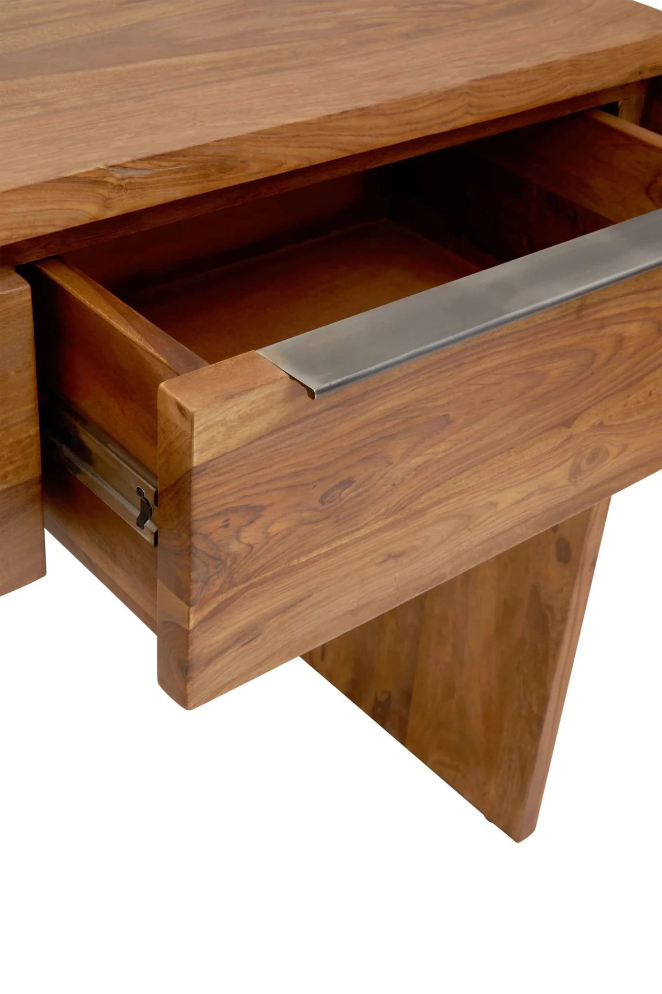 Surati Sheesham And Acacia Console Table with Drawers - Tables, photo 7 of 8