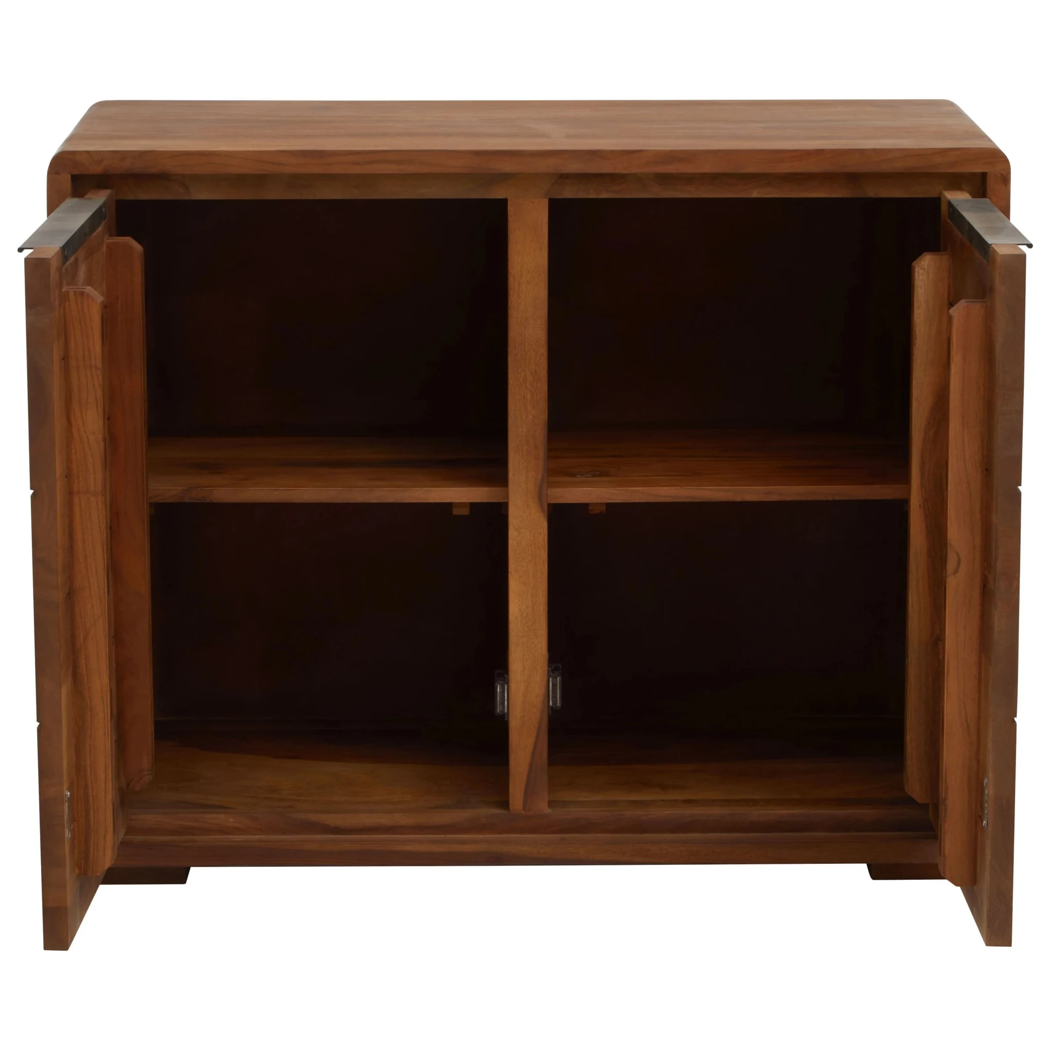 Surati Two Door Sheesham And Acacia Wood Sideboard - Bookcases & shelving, photo 5 of 8