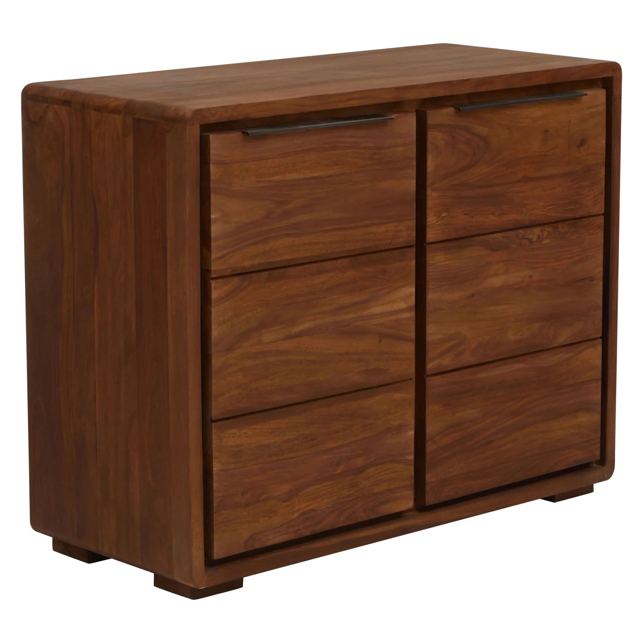 Surati Two Door Sheesham And Acacia Wood Sideboard - Bookcases & shelving, photo 4 of 8