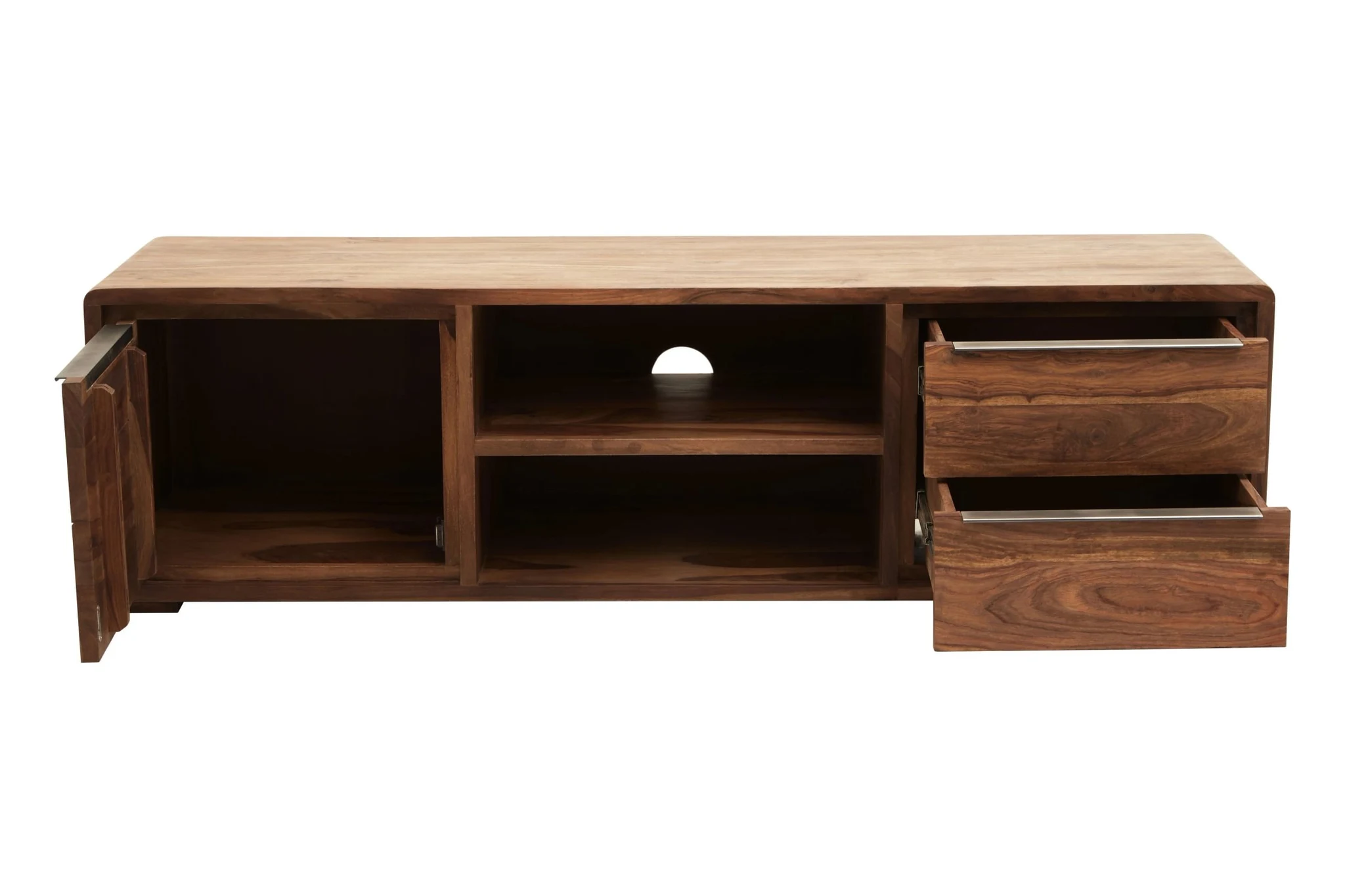 Surati Sheesham And Acacia Wood Media Unit - Bookcases & shelving, photo 5 of 8