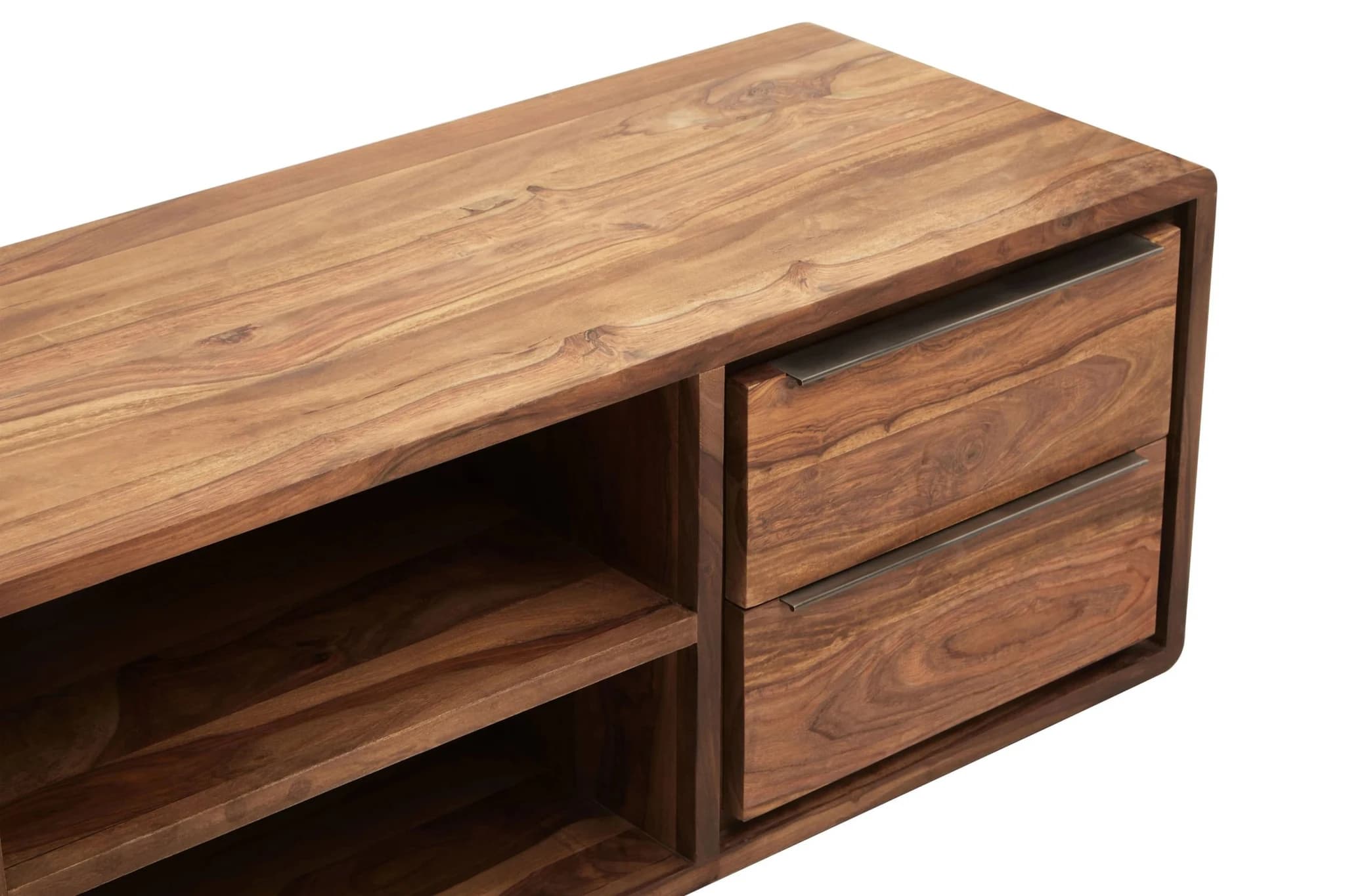 Surati Sheesham And Acacia Wood Media Unit - Bookcases & shelving, photo 7 of 8