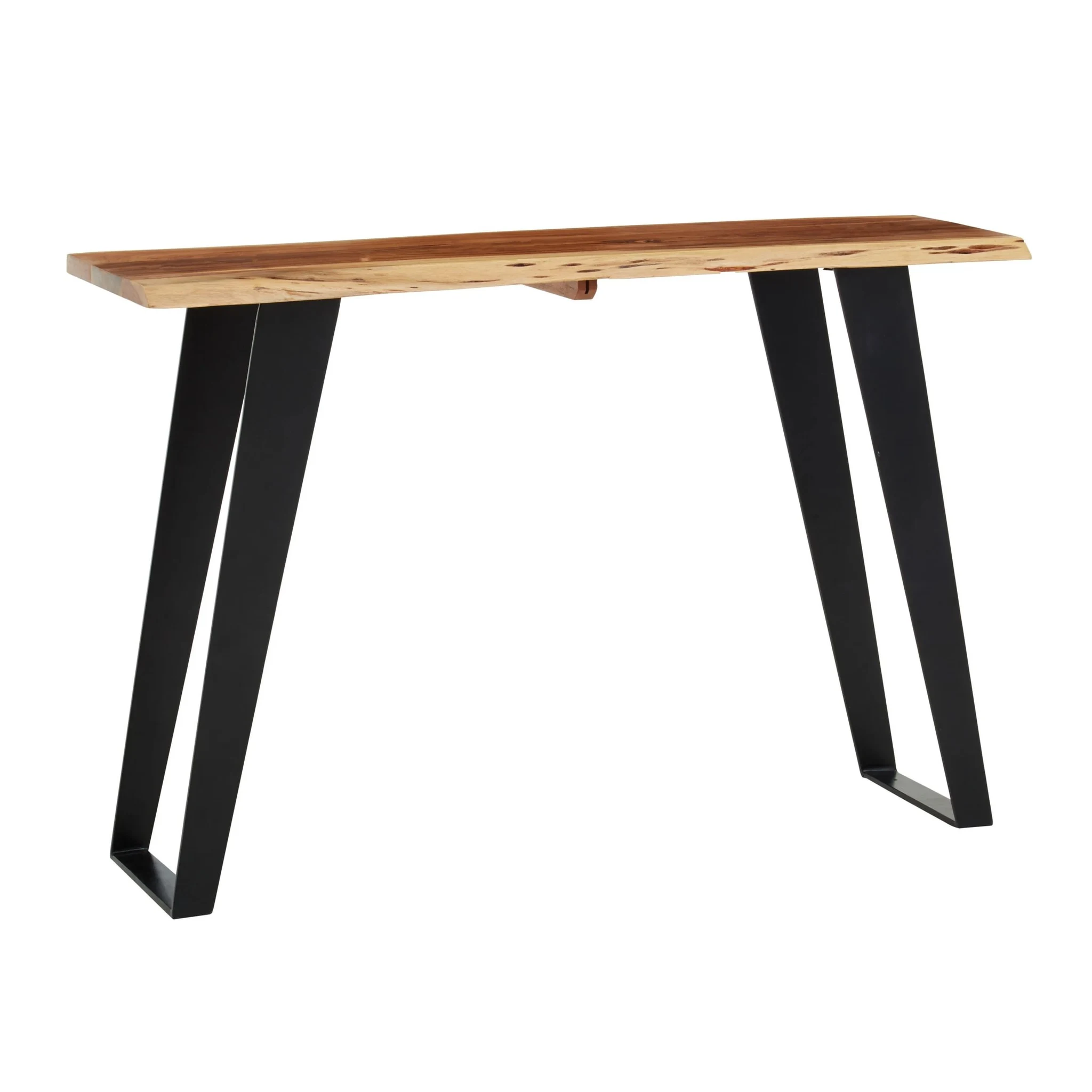 Surax Acacia Wood with Live Edge Console Table - Tables, photo 3 of 7