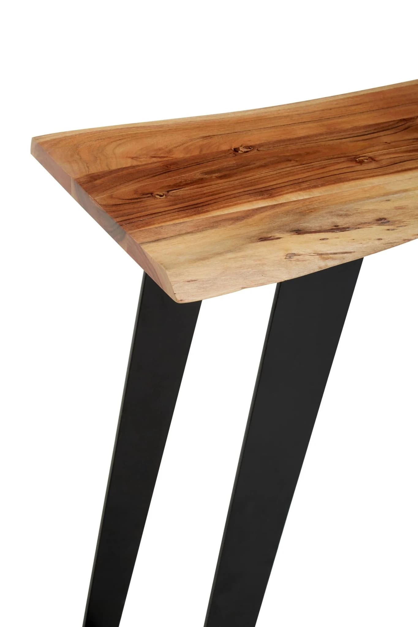 Surax Acacia Wood with Live Edge Console Table - Tables, photo 7 of 7