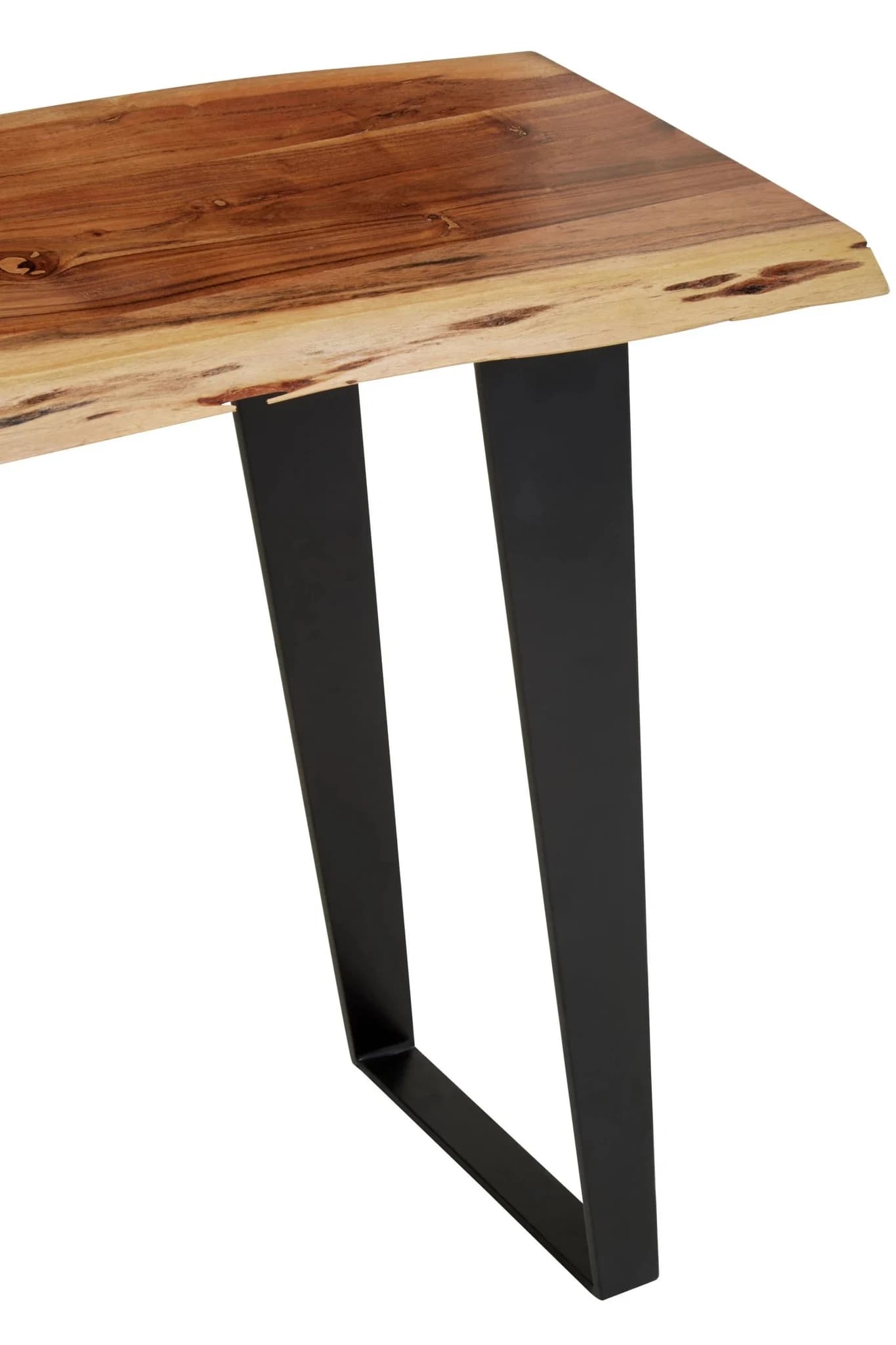 Surax Acacia Wood with Live Edge Console Table - Tables, photo 4 of 7