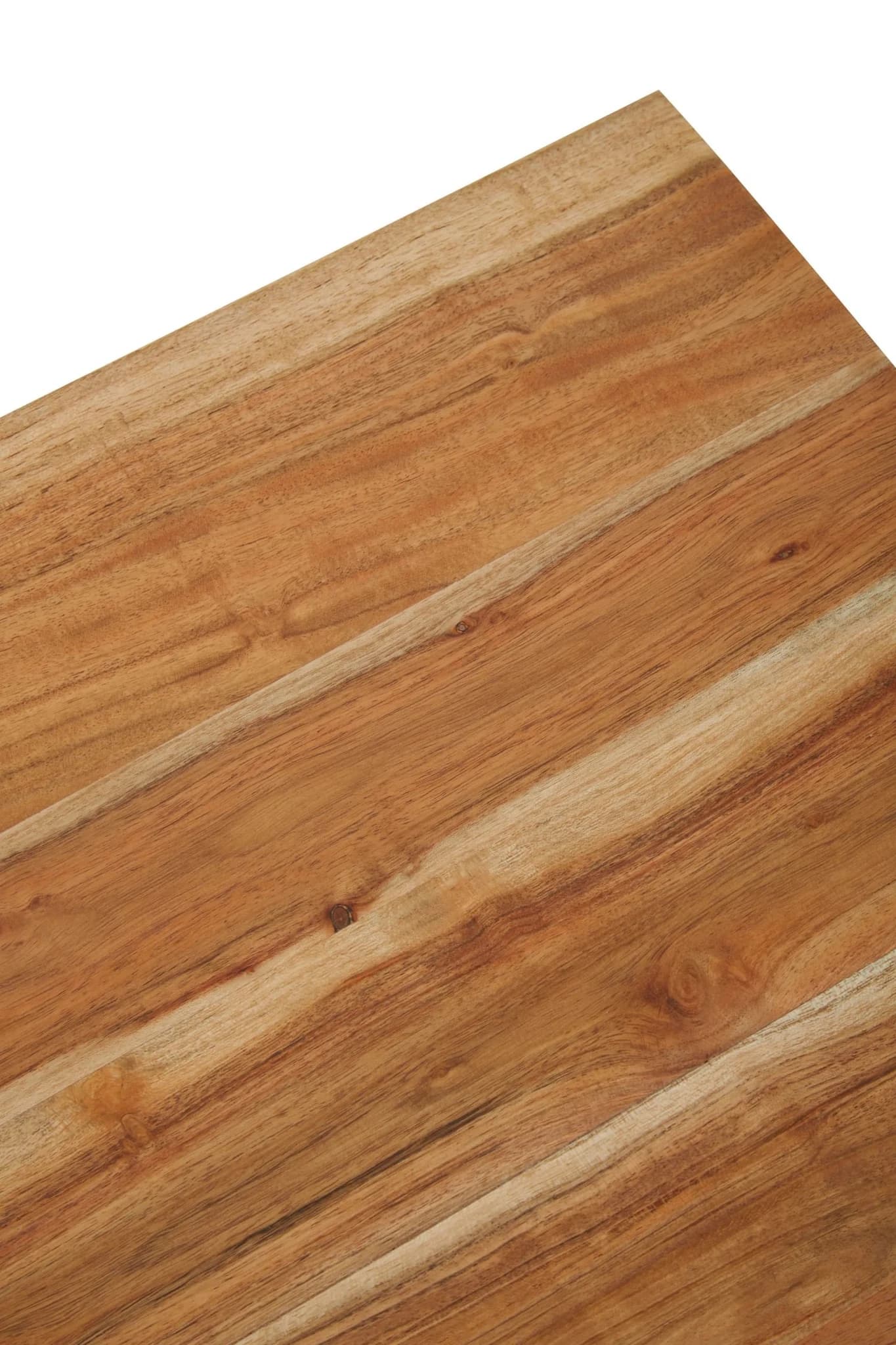 Surax Acacia Wood with Black Legs Side Table - Tables, photo 4 of 6