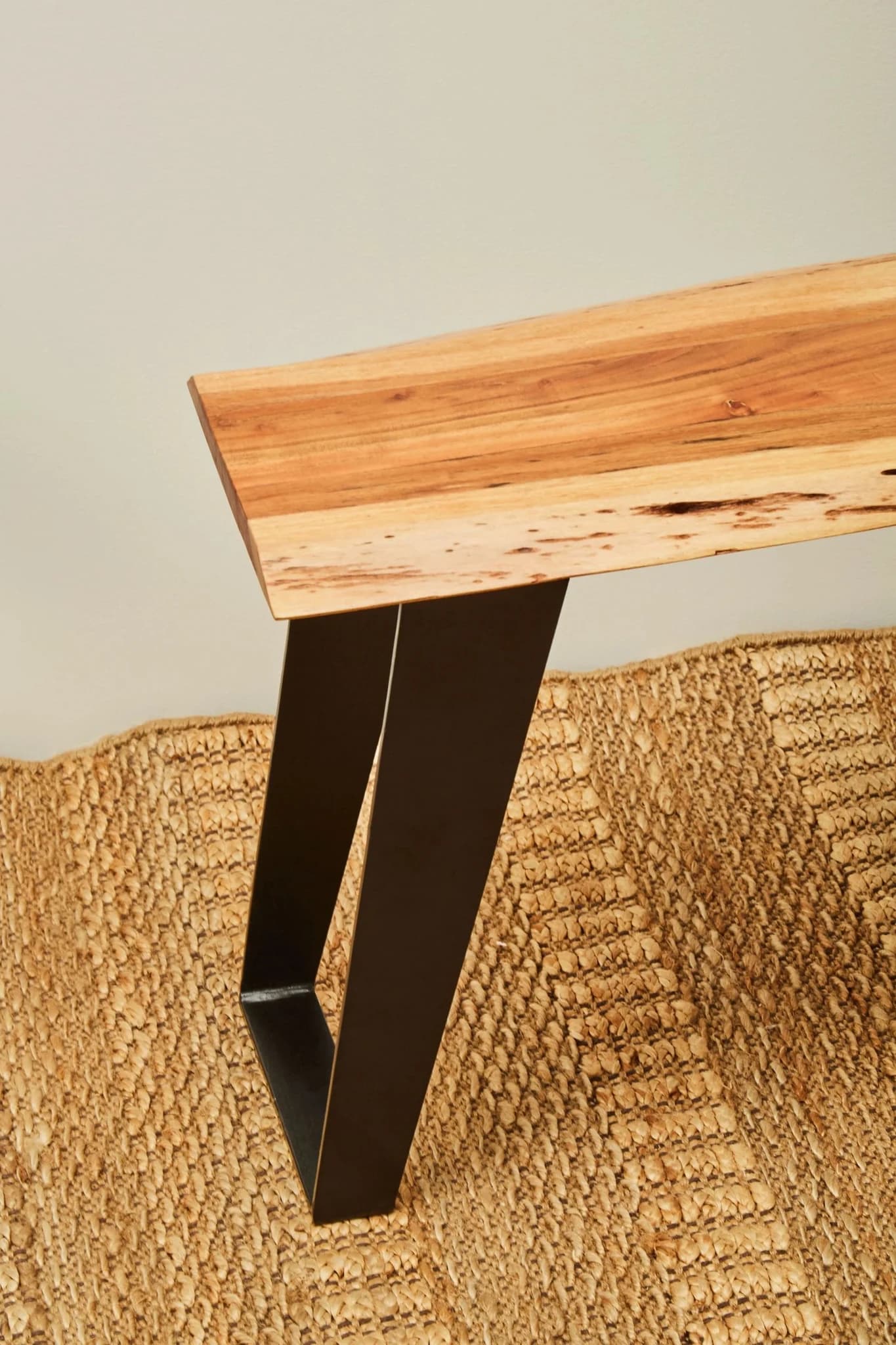 Surax Acacia Wood with Live Edge Bench - Seating, photo 4 of 8