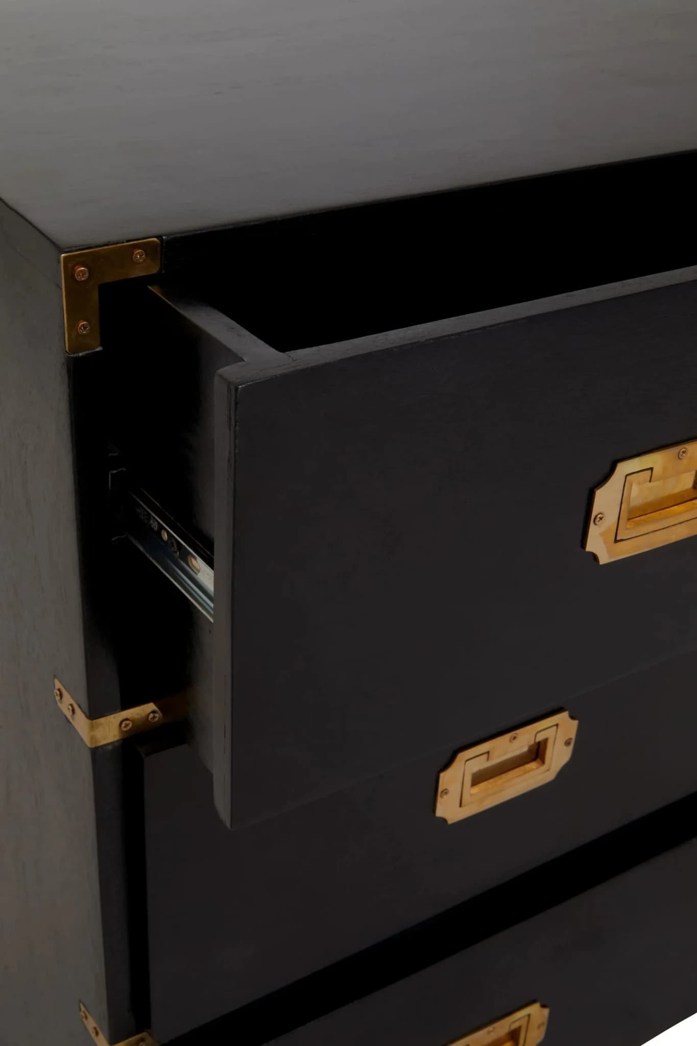 Sarter Black Mango Wood Chest of 4 Drawers - Furniture, photo 6 of 8