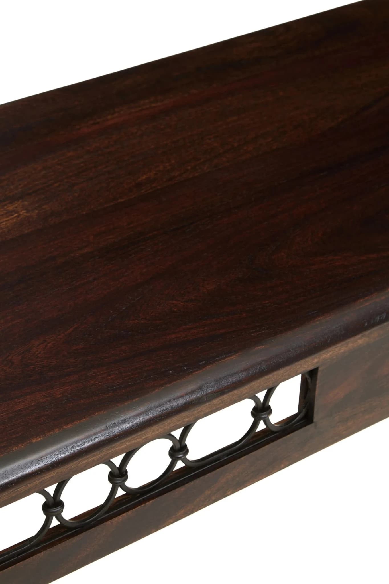 Srina Dark Sheesham Wood Console Table - Tables, photo 8 of 8
