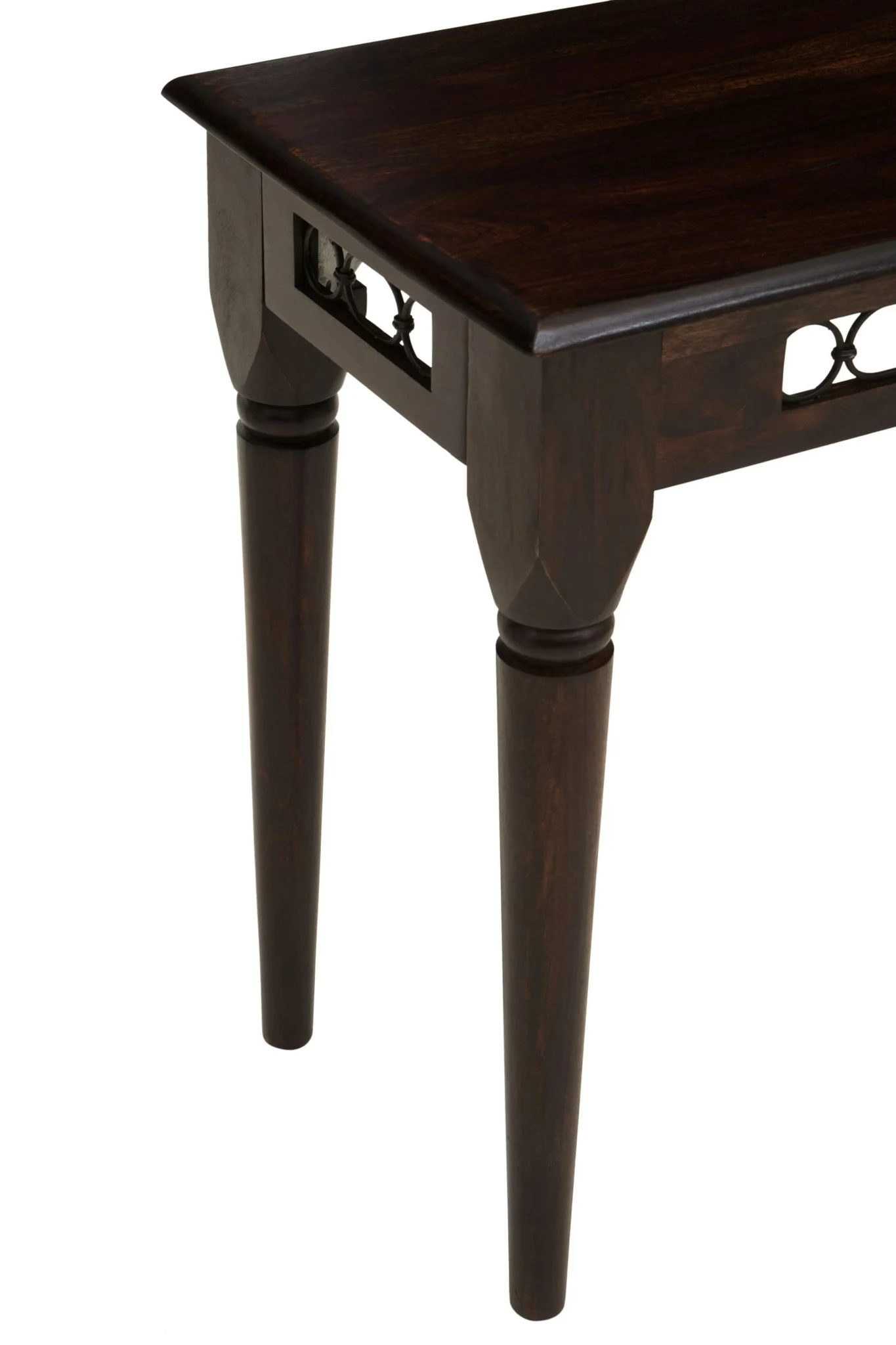 Srina Dark Sheesham Wood Console Table - Tables, photo 7 of 8