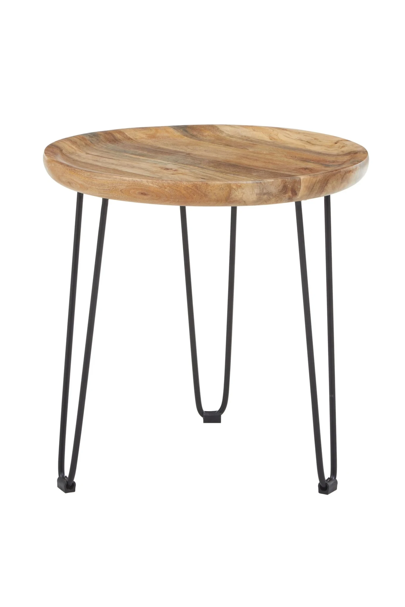 Boho Natural Mango Wood Small Side Table - Tables, photo 2 of 6