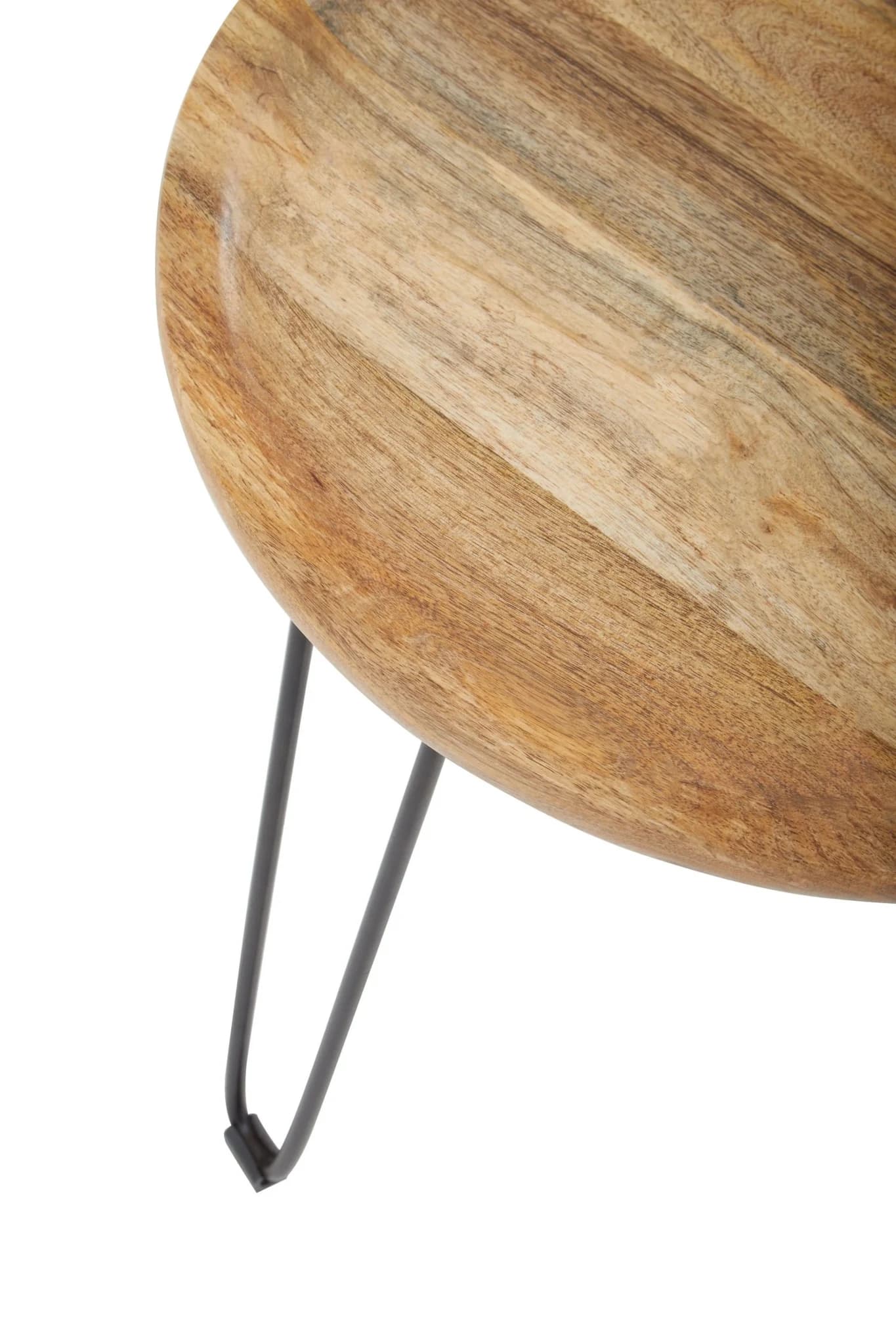 Boho Natural Mango Wood Small Side Table - Tables, photo 4 of 6
