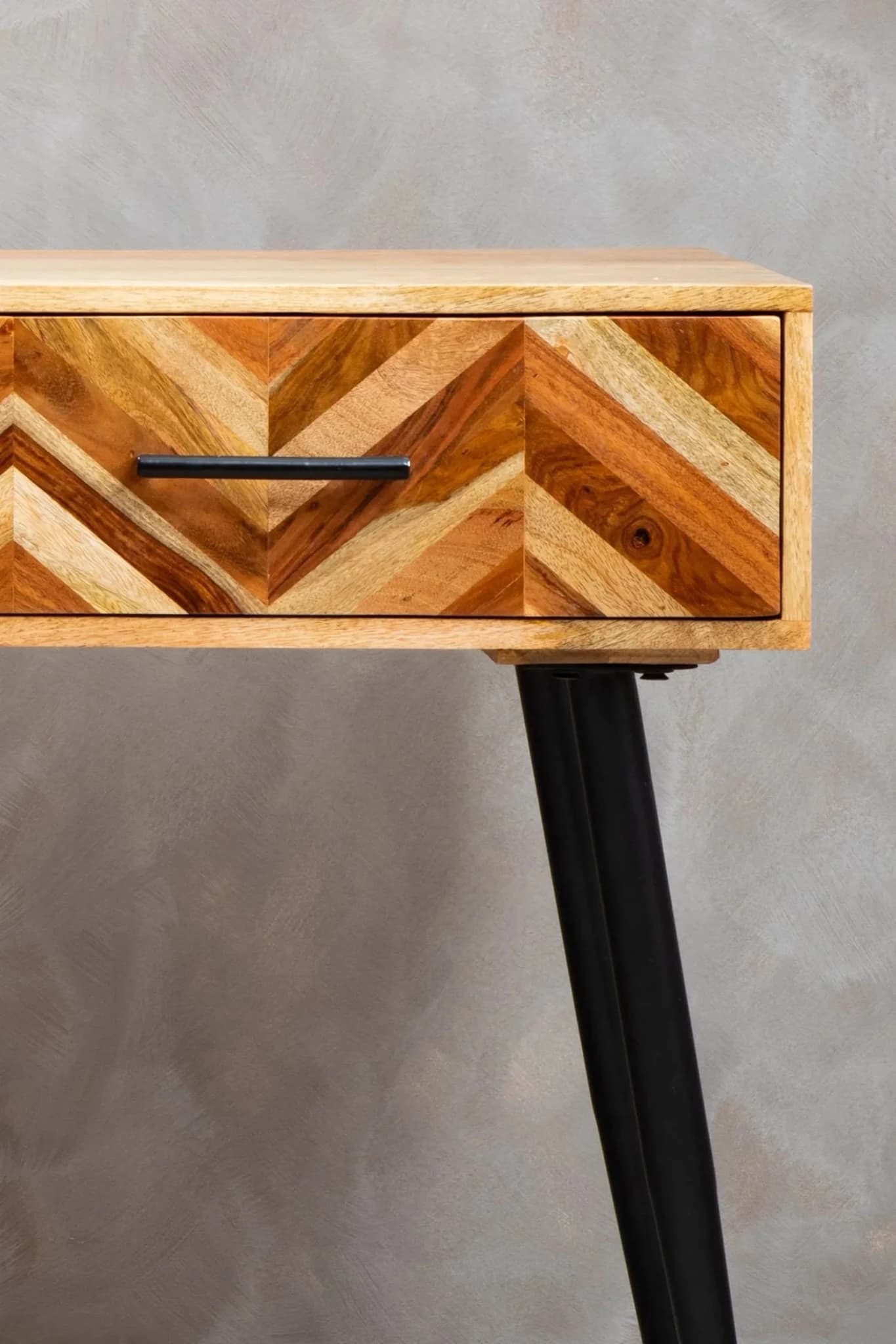 Boho Two Drawer Mango Wood Console Table - Tables, photo 2 of 4