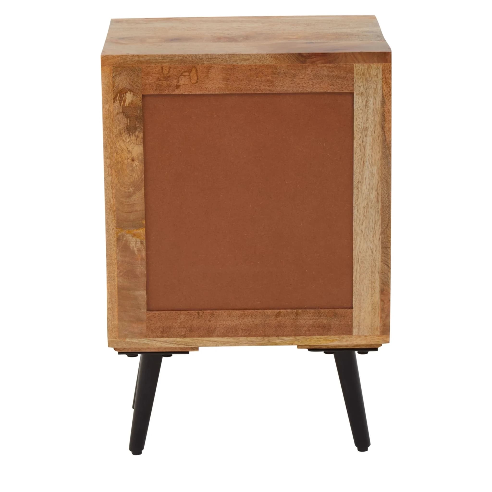 Boho Two Drawer Bedside Table in Mango Wood - Tables, photo 6 of 8