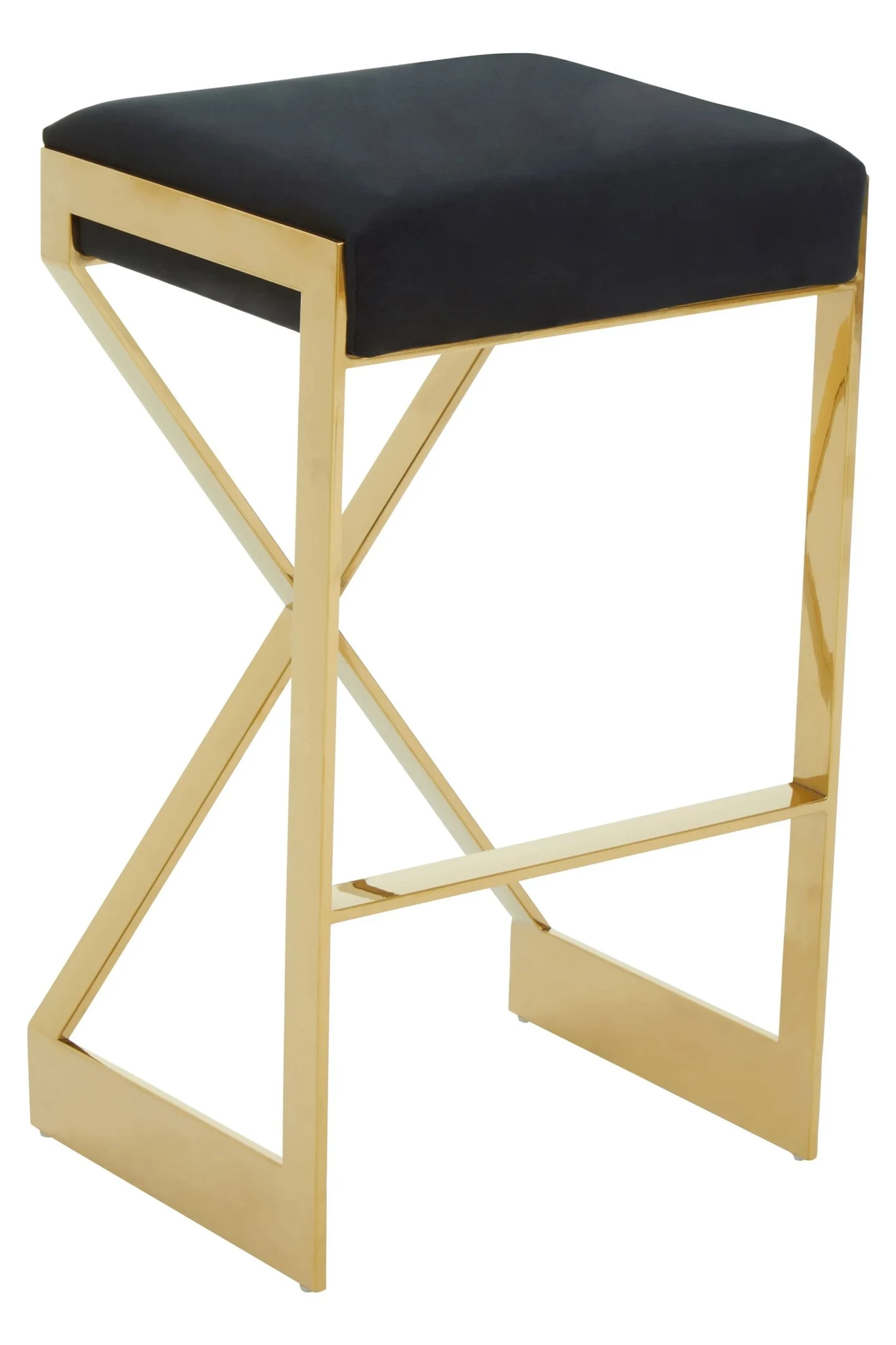 Azalea Black And Gold Finish Bar Stool - Seating, photo 4 of 8