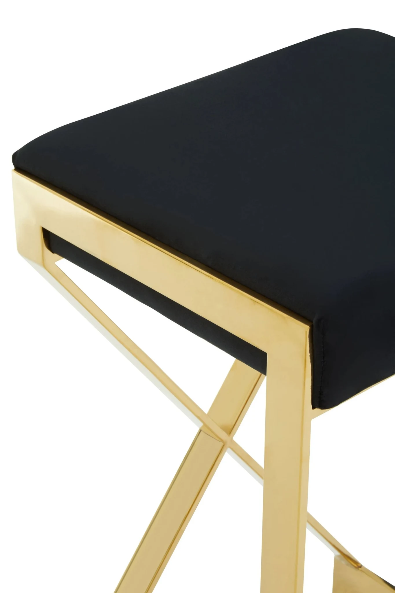 Azalea Black And Gold Finish Bar Stool - Seating, photo 7 of 8