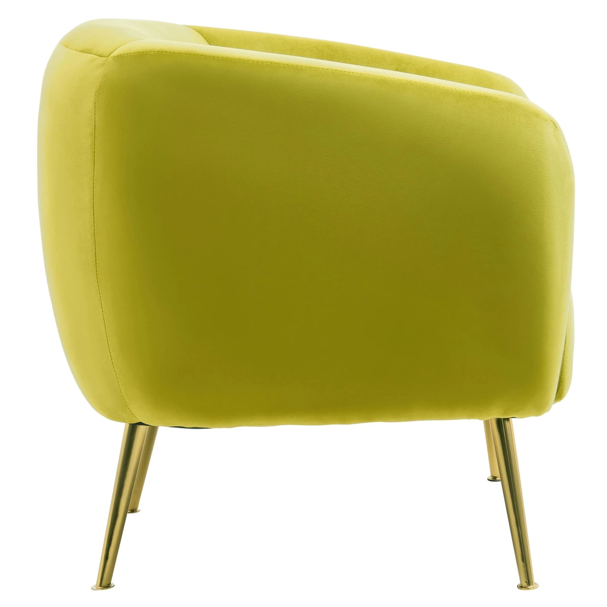 Yasmeen Olive Velvet Armchair - Seating, photo 3 of 8