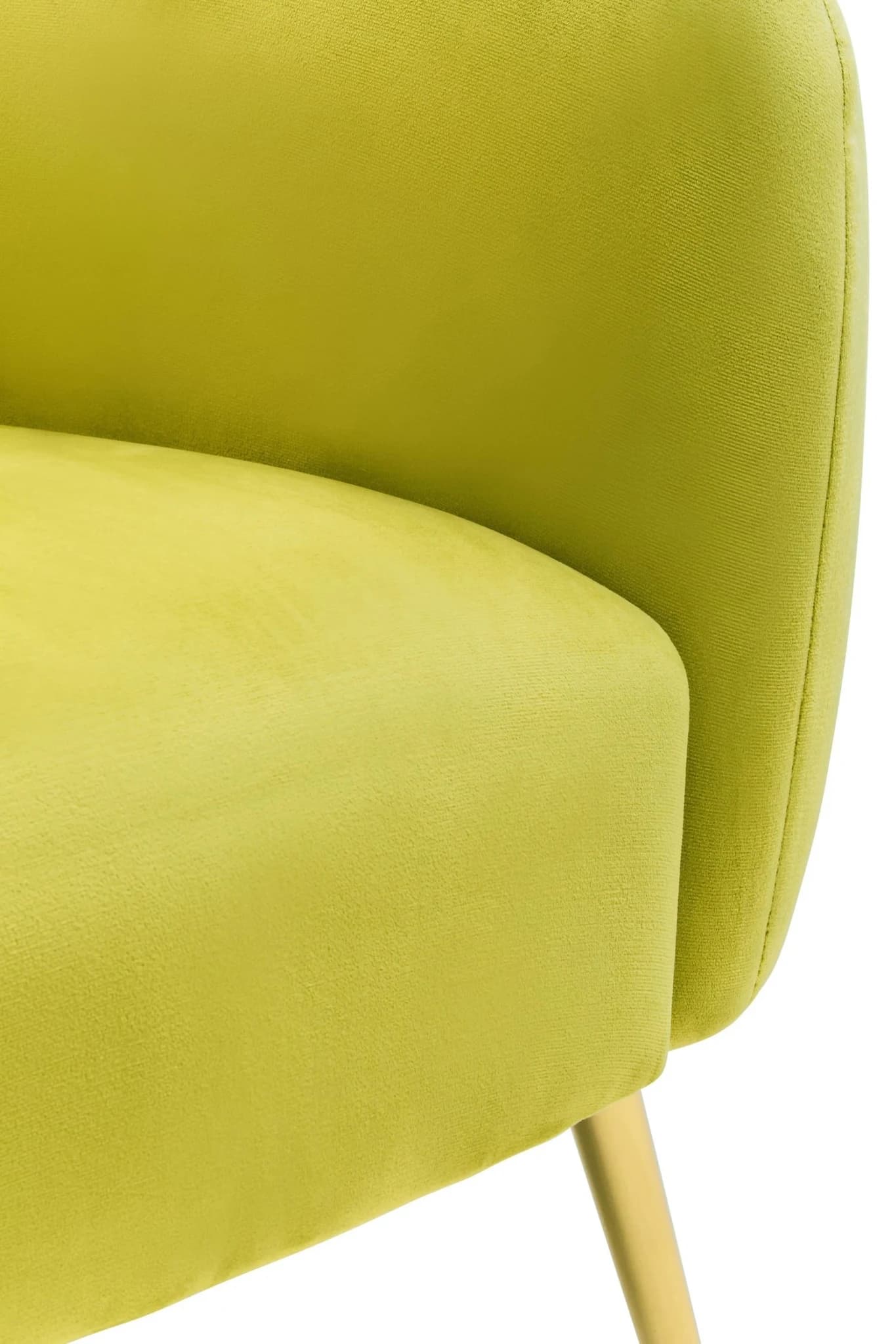 Yasmeen Olive Velvet Armchair - Seating, photo 5 of 8