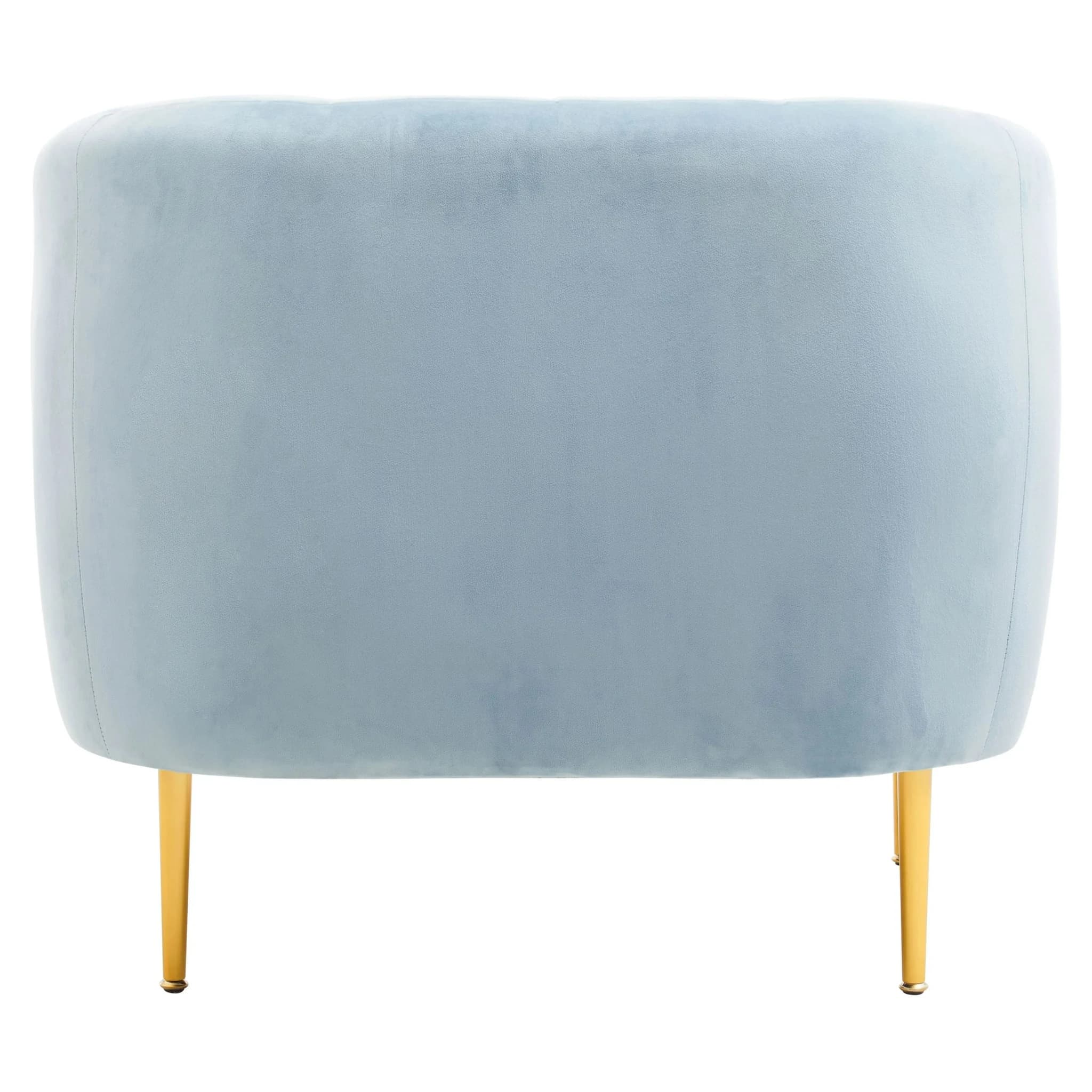Yasmeen Blue Velvet Armchair - Seating, photo 2 of 8