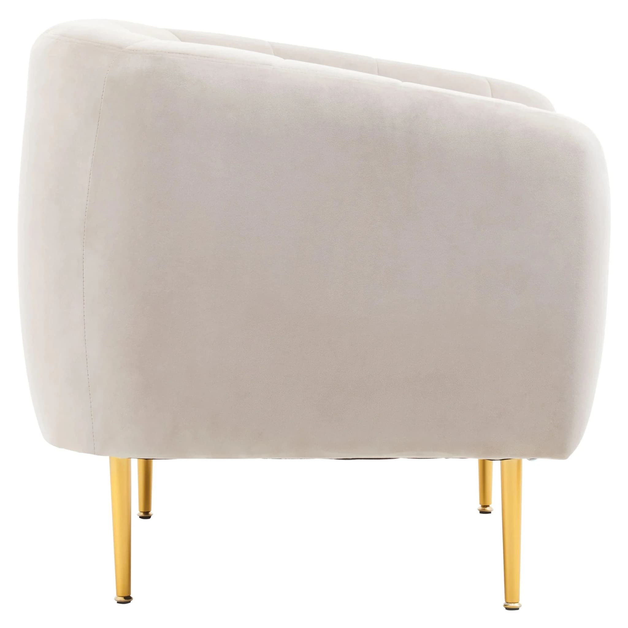 Yasmeen Silver Grey Velvet Armchair - Seating, photo 3 of 8