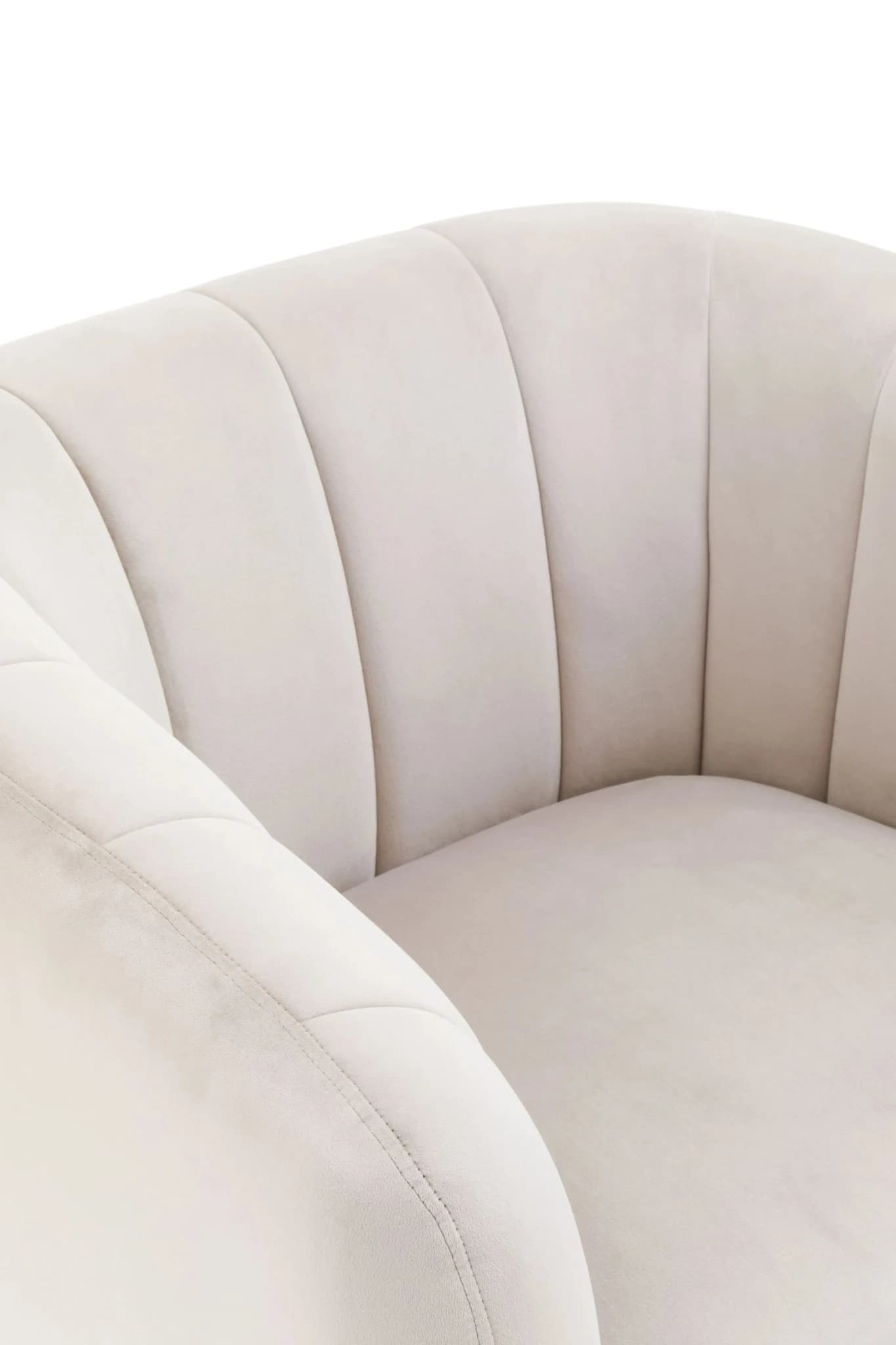 Yasmeen Silver Grey Velvet Armchair - Seating, photo 6 of 8