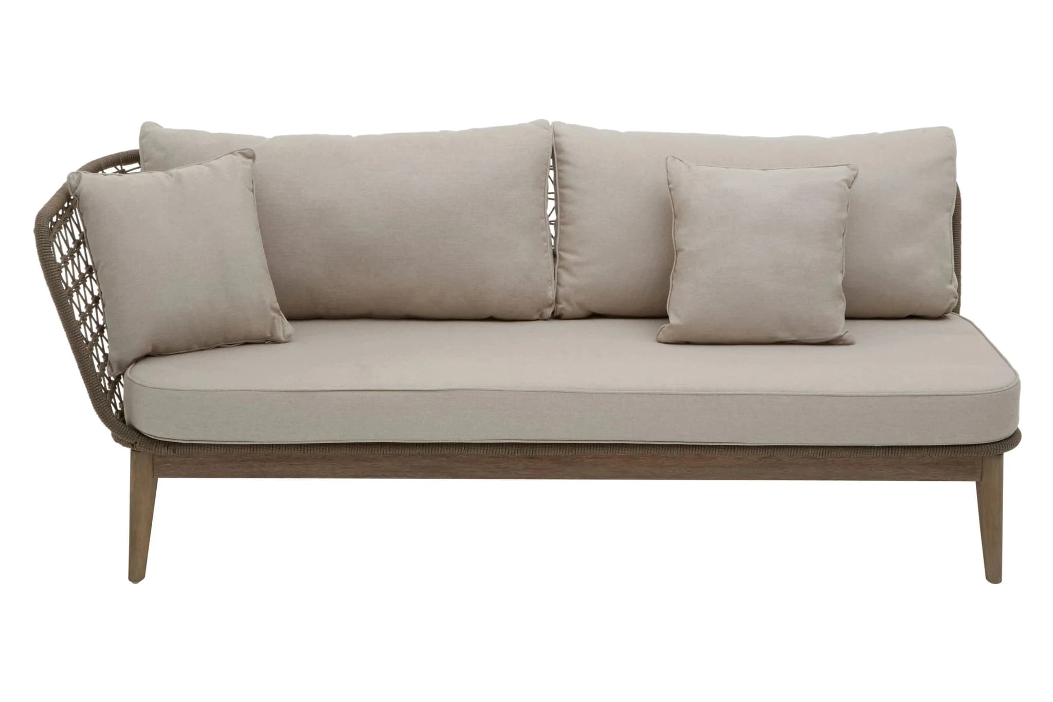 Opus Woven Rope Chaise Longue with Cushions - Seating, photo 5 of 8