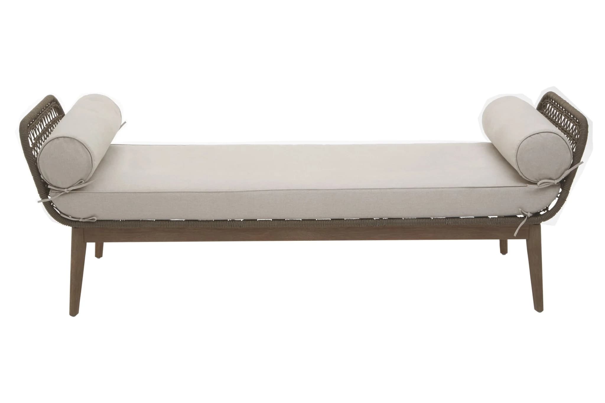 Opus Rope Woven Longue Bench with Cushions - Seating, photo 4 of 8