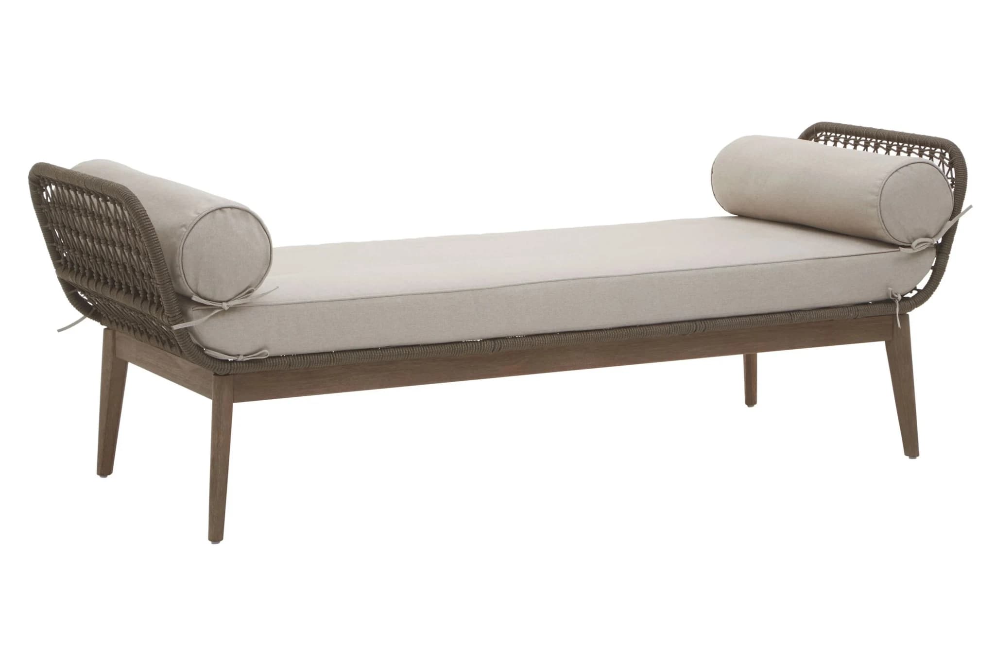 Opus Rope Woven Longue Bench with Cushions - Seating, photo 3 of 8