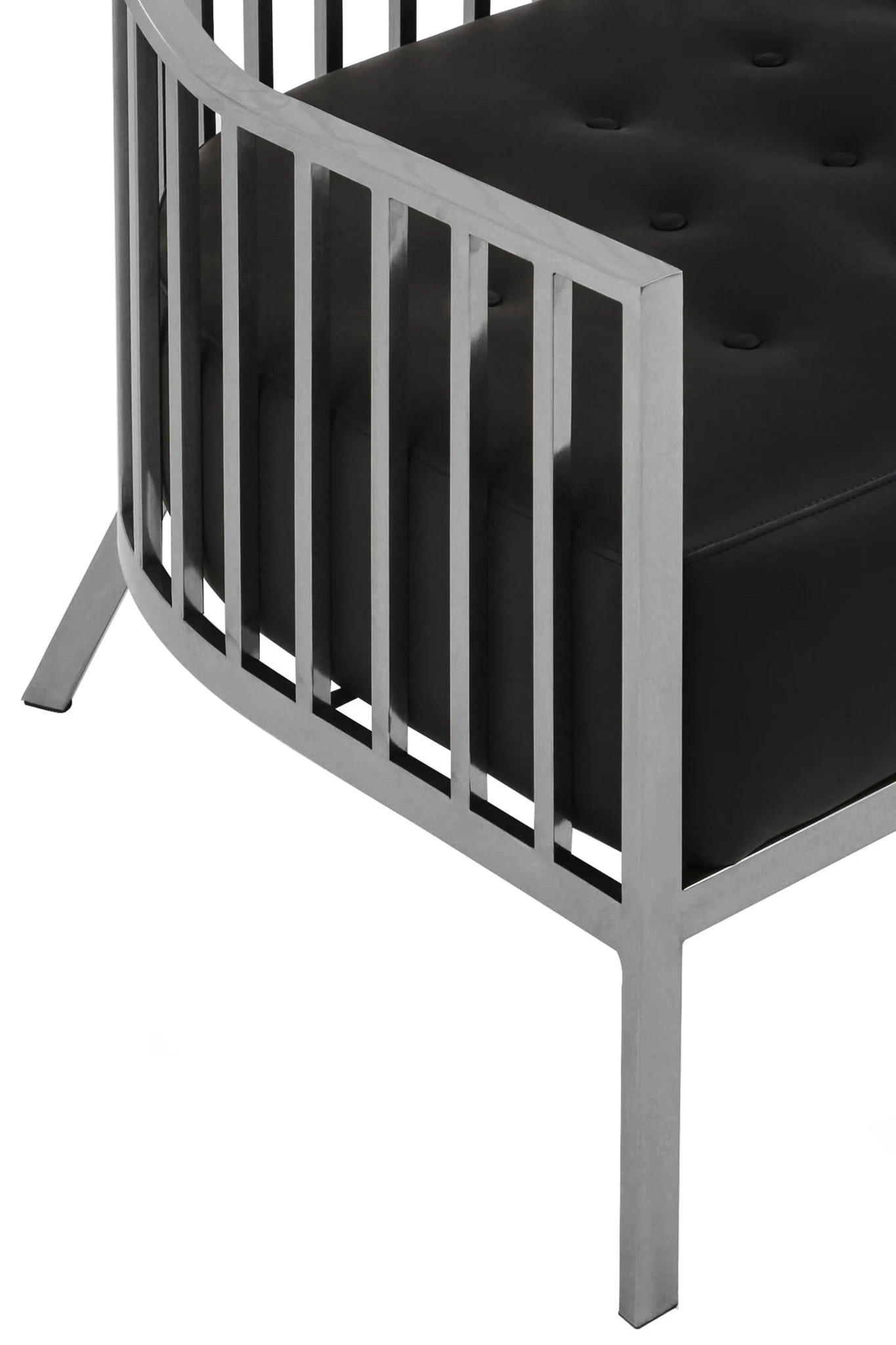 Eliza Silver Dome Cage Two Seat Sofa - Seating, photo 8 of 8