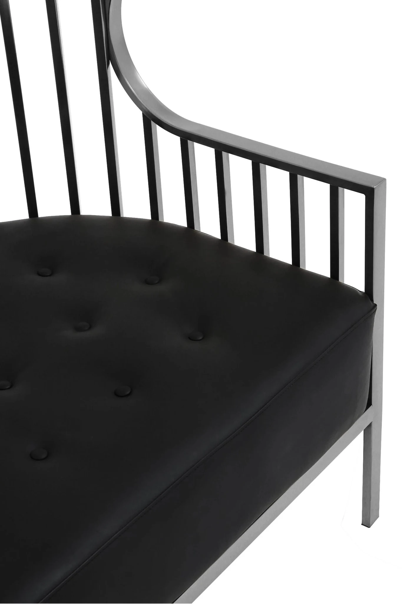 Eliza Silver Dome Cage Two Seat Sofa - Seating, photo 6 of 8