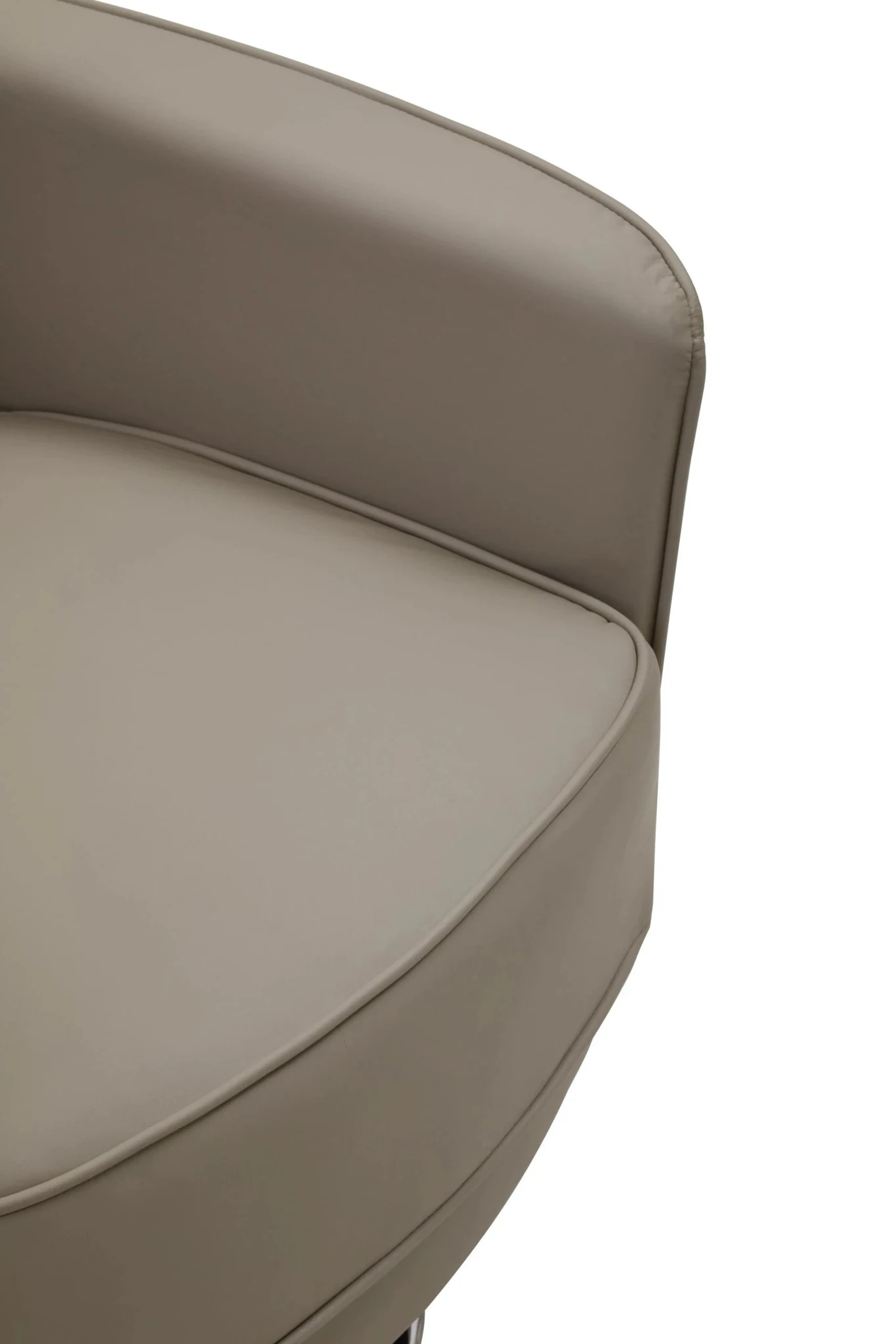 Wester Mink Leather Effect Swivel Chair - Seating, photo 8 of 8