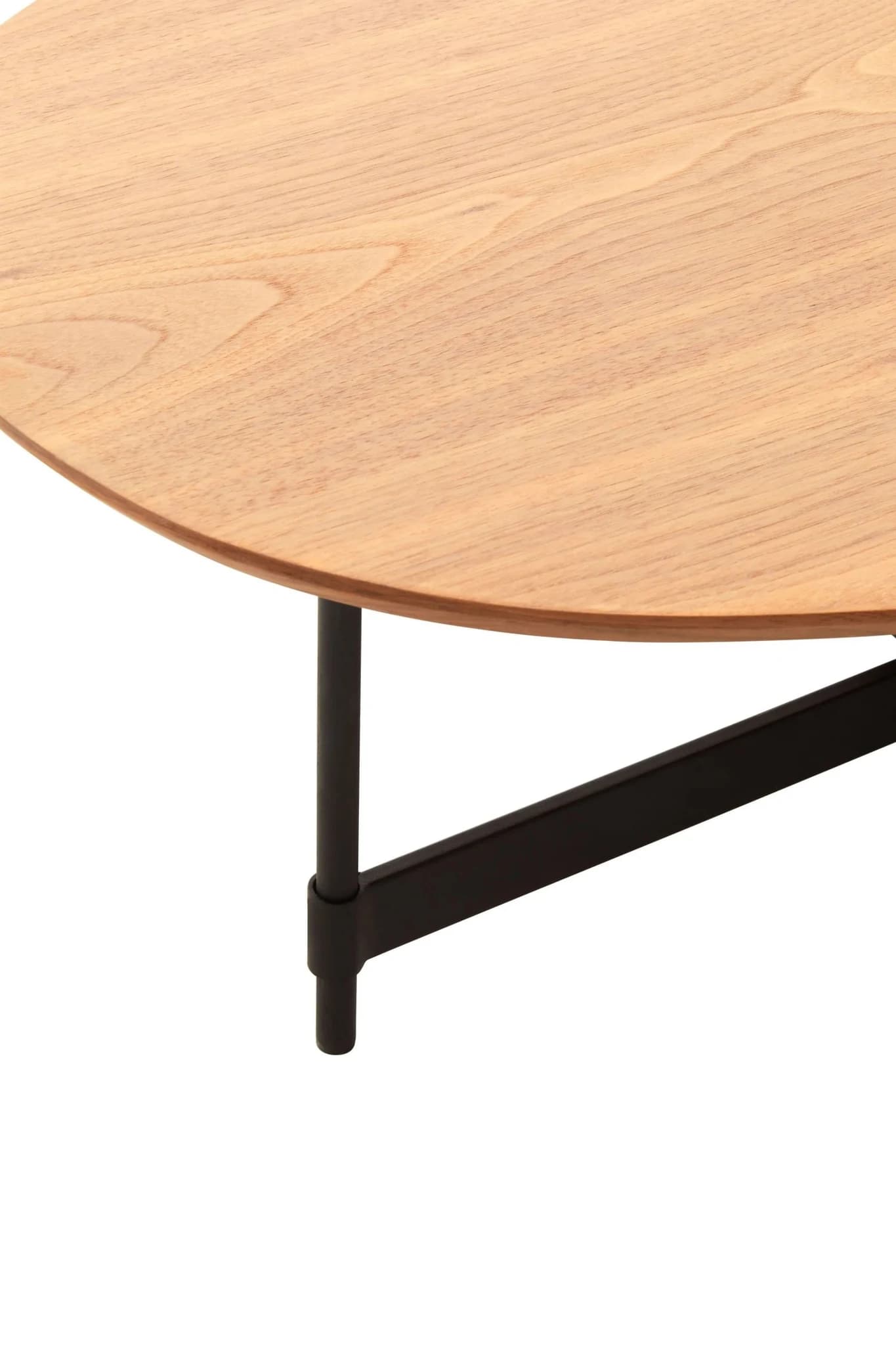 Doha Walnut Veneer Oval Coffee Table - Tables, photo 6 of 8