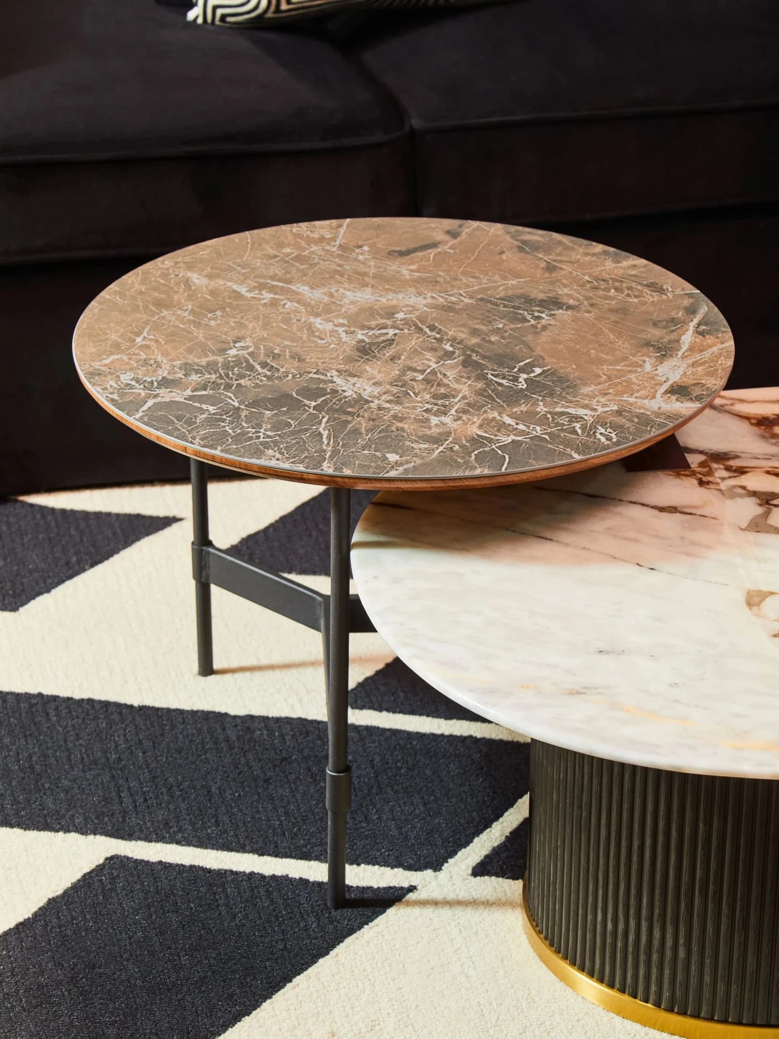 Doha Grey Slate Top Coffee Table - Tables, photo 3 of 8