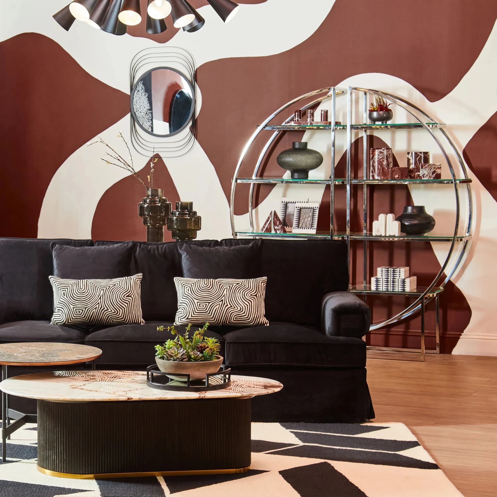 Doha Grey Slate Top Coffee Table - Tables, photo 2 of 8