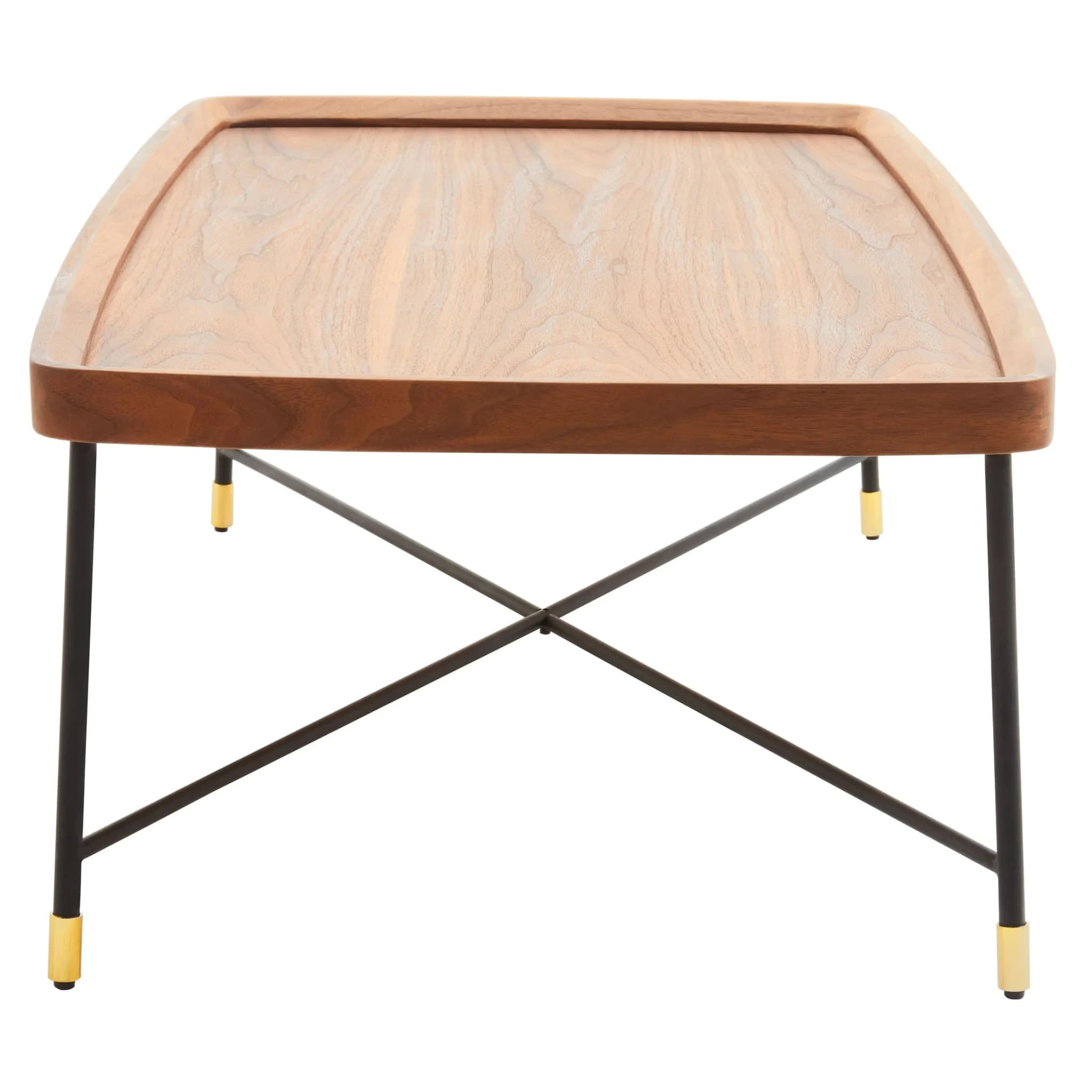 Doha Walnut Veneer Rectangular Coffee Table - Tables, photo 2 of 7