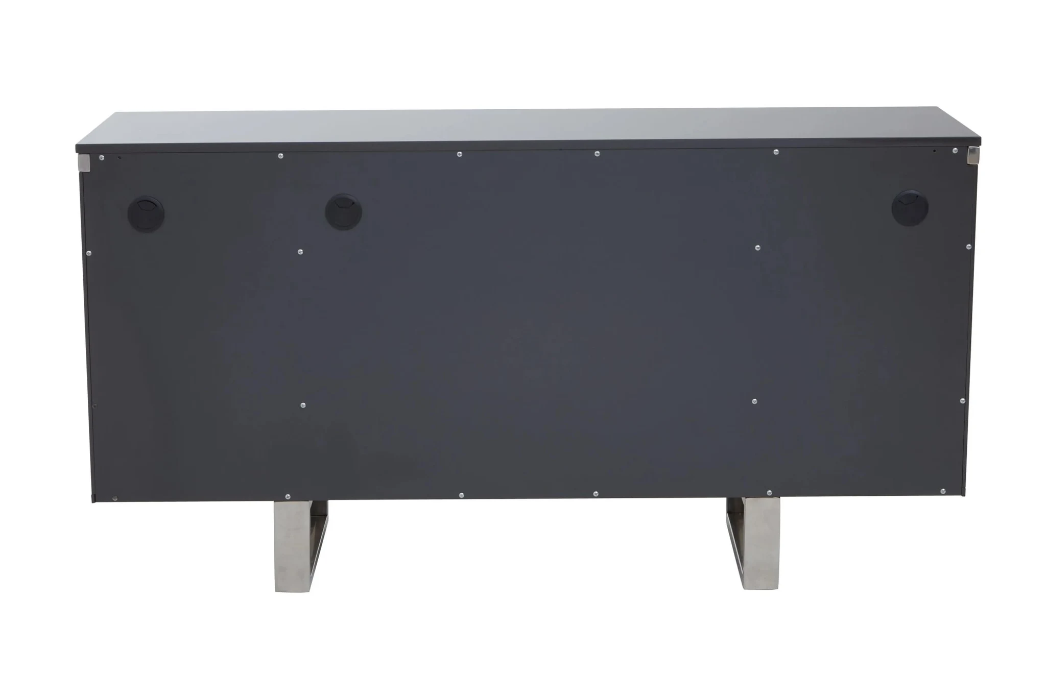 Genoa Four Door Grey Gloss Finish Sideboard - Bookcases & shelving, photo 4 of 7