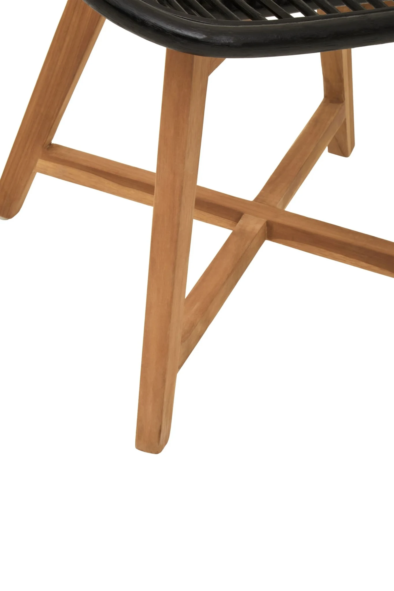 Manado Black Natural Rattan And Teak Chair - Seating, photo 5 of 8