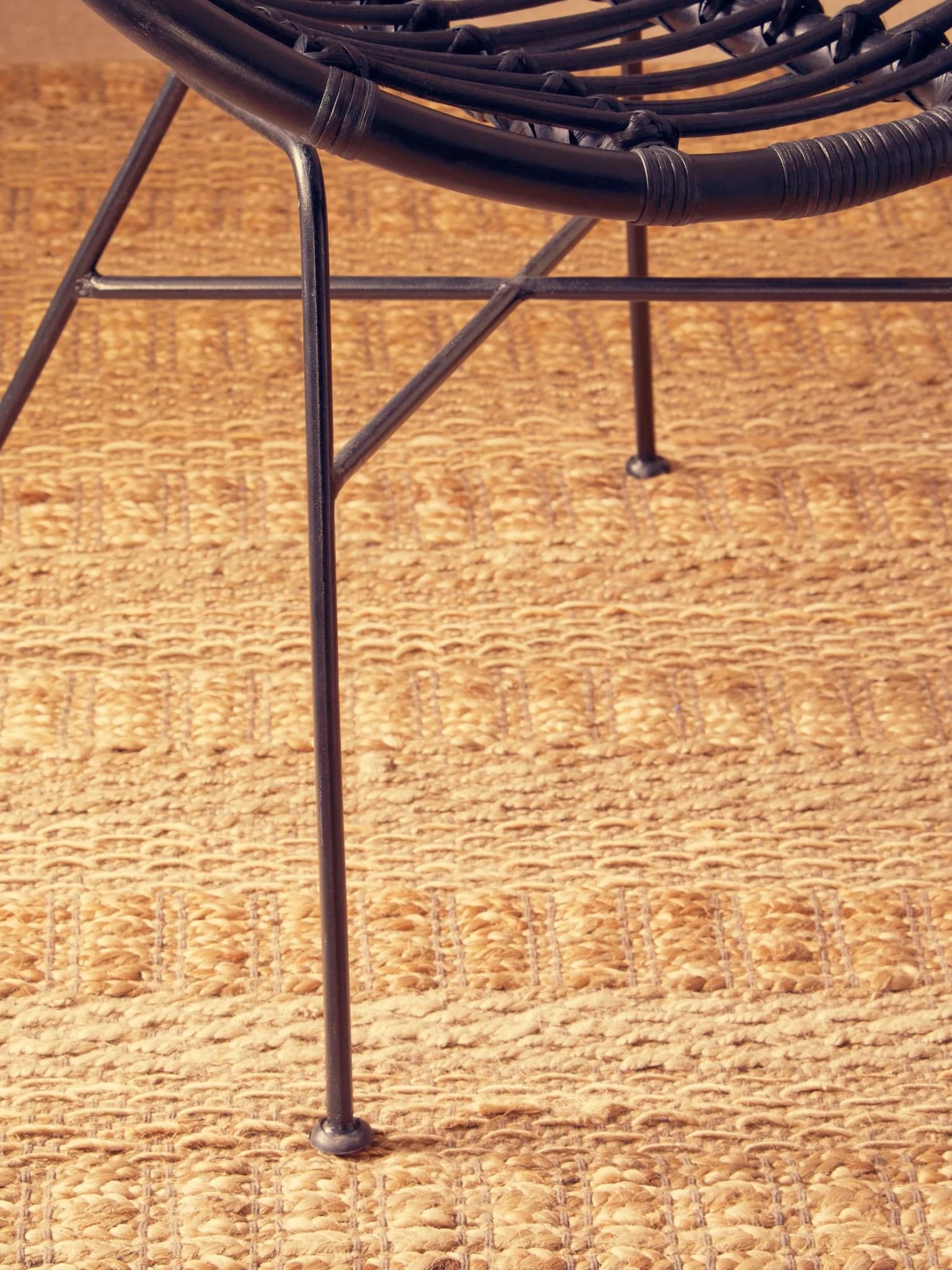 Java Black Rattan Round Chair - Seating, photo 2 of 8
