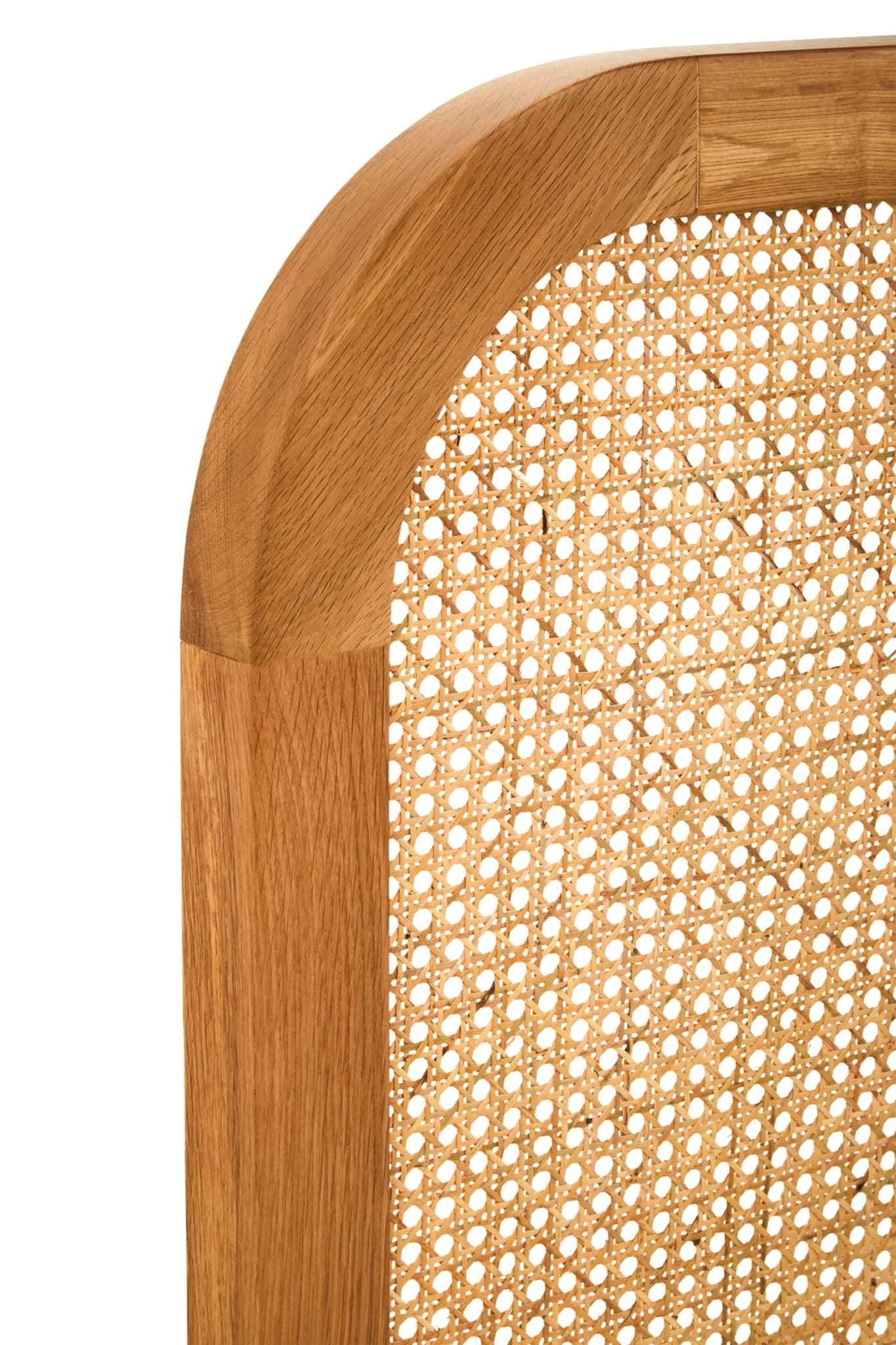 Lyon Rattan and Oak Wood Double Bed Headboard - Furniture, photo 7 of 8