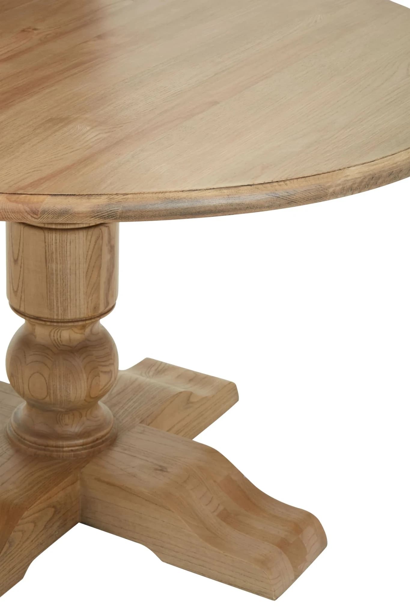 Parkside Oak Wood Round Dining Table - Tables, photo 4 of 6