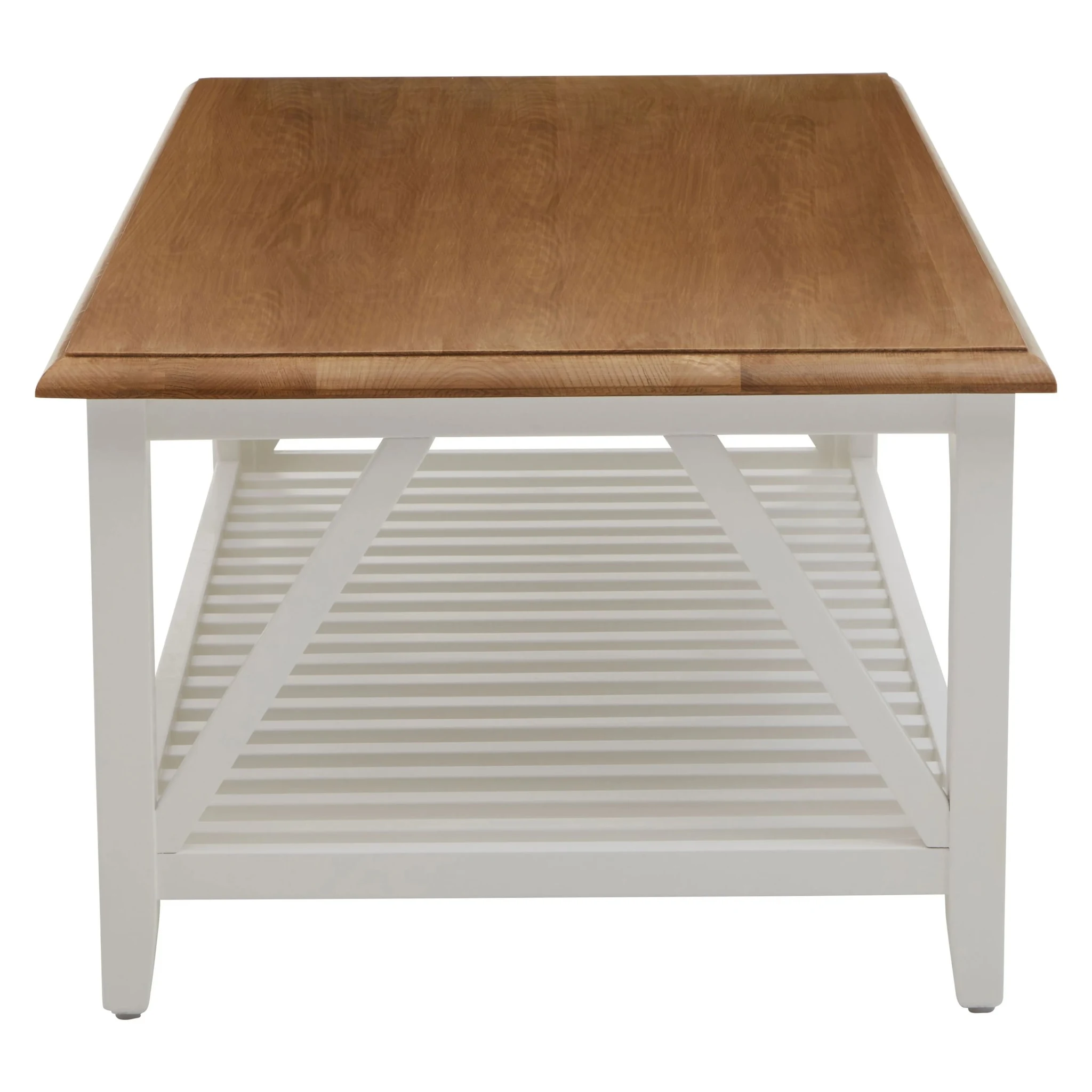 Parkside Natural Oak Wood Top Coffee Table - Tables, photo 2 of 7