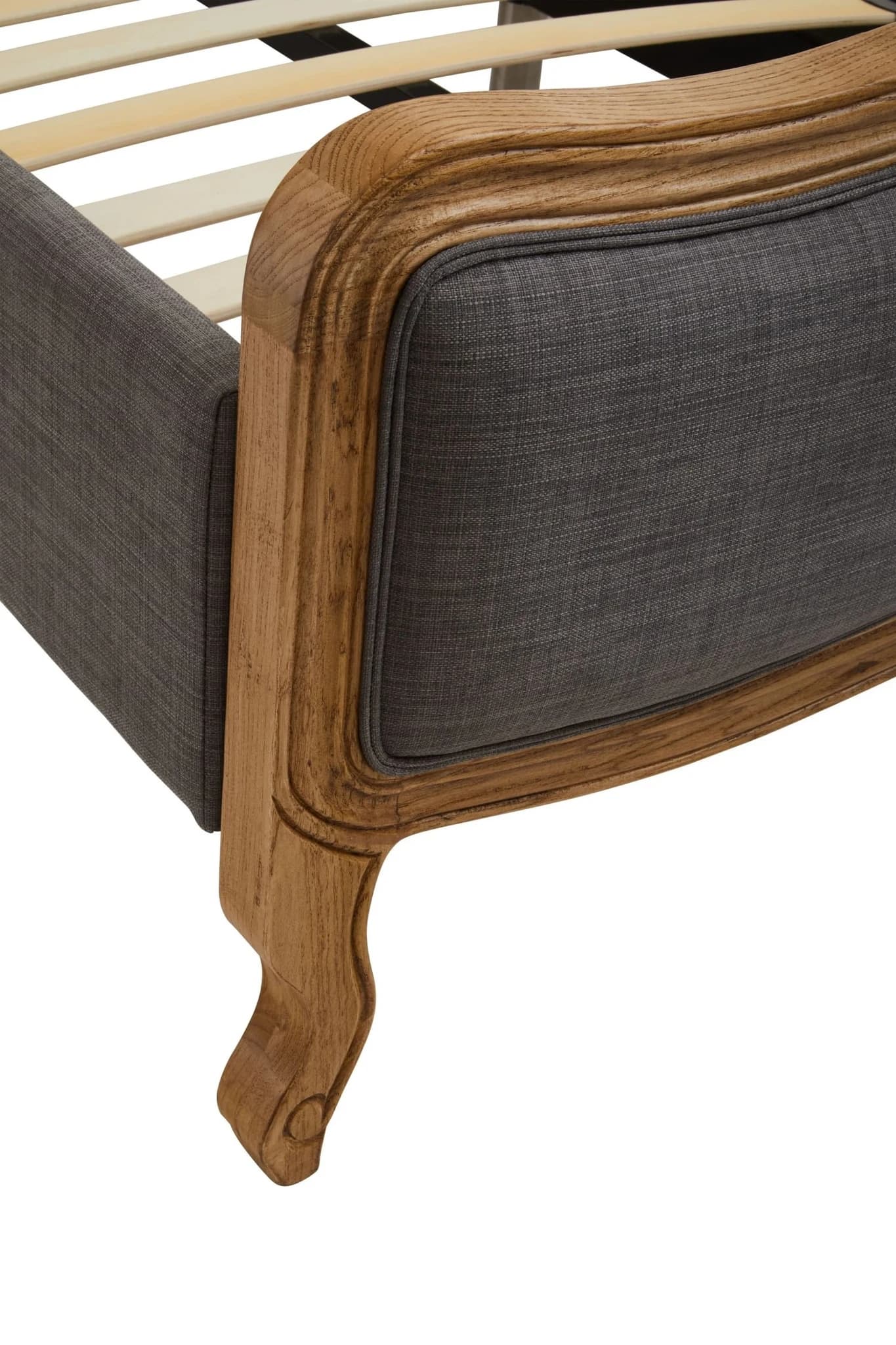 Parkside Grey Fabric Super Kingsize Bed - Furniture, photo 8 of 8