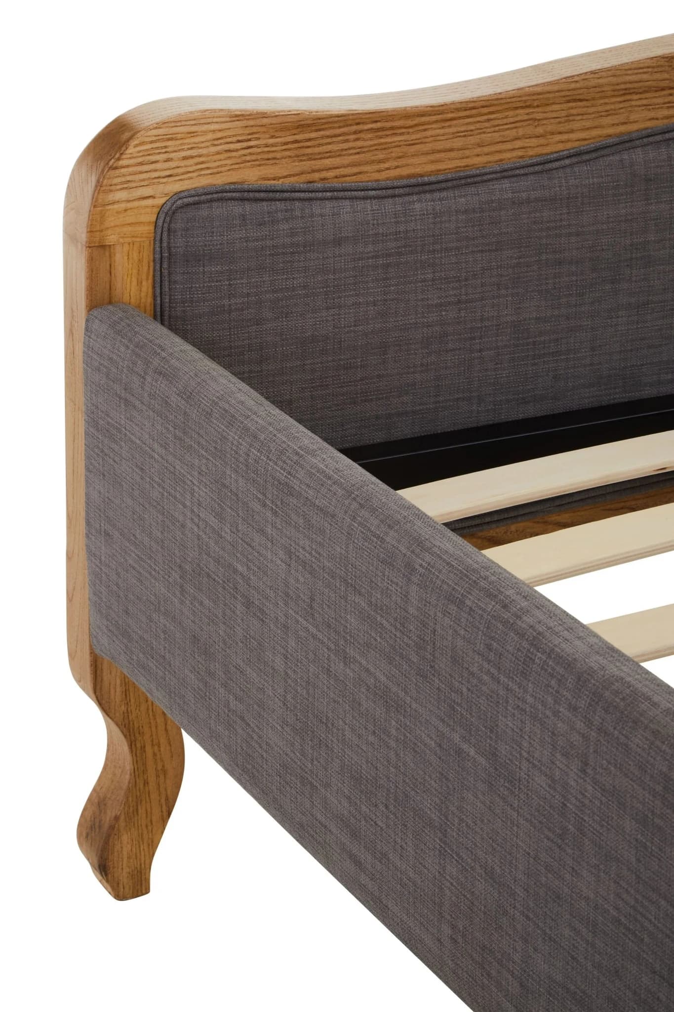 Parkside Grey Fabric Super Kingsize Bed - Furniture, photo 6 of 8