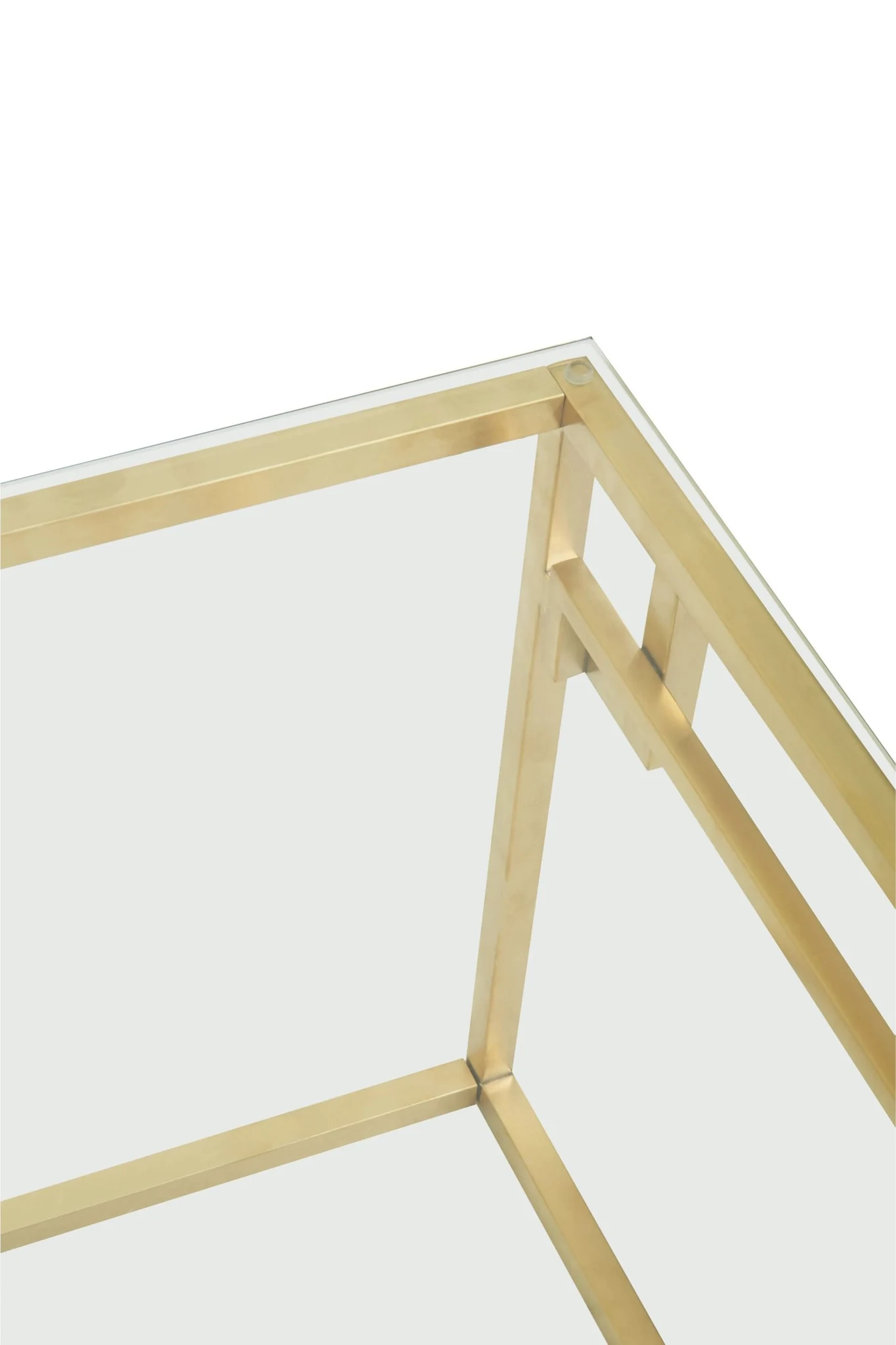 Allure Gold Brushed Side Table - Tables, photo 4 of 6