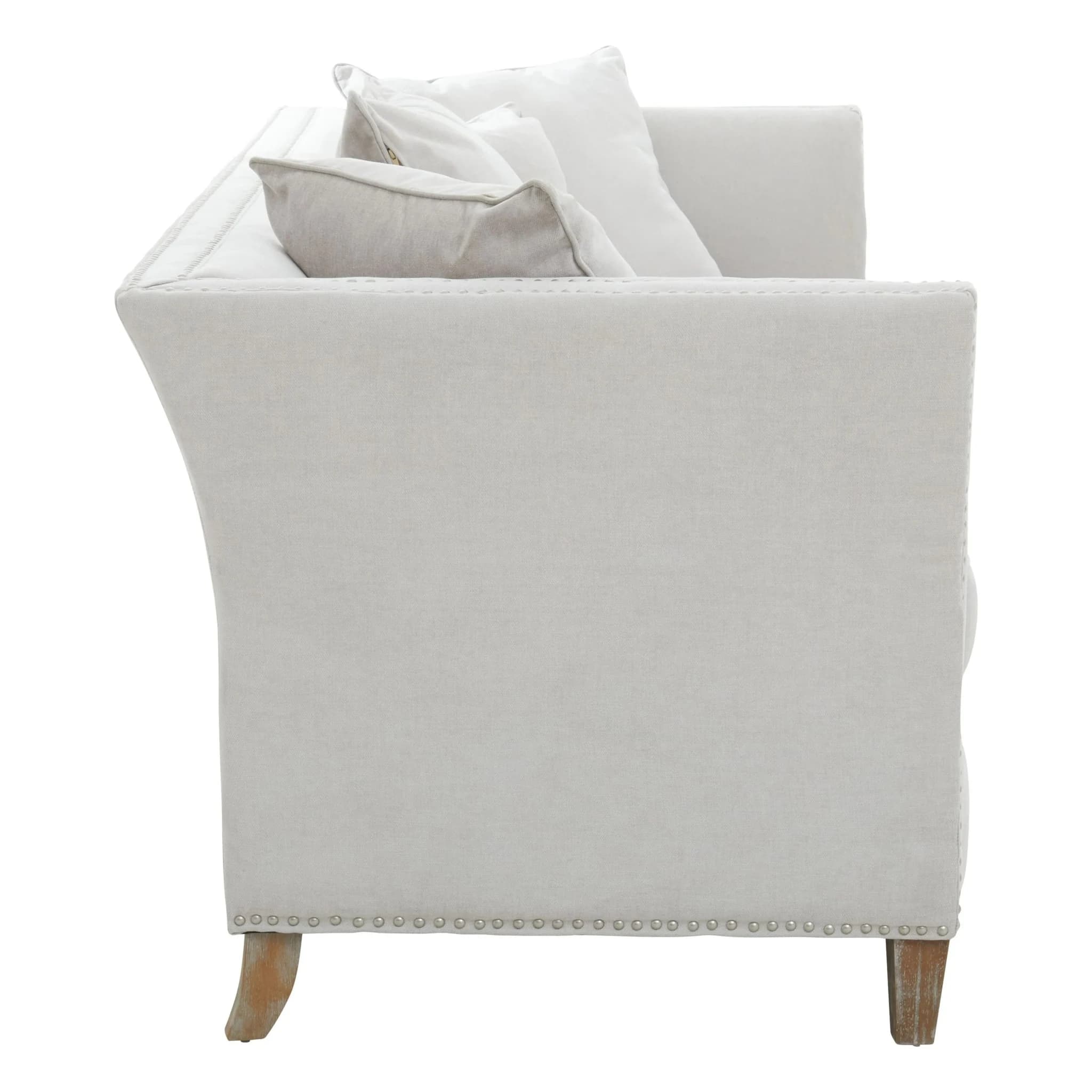 Sutton Three Seat Grey Fabric Sofa - Seating, photo 3 of 8
