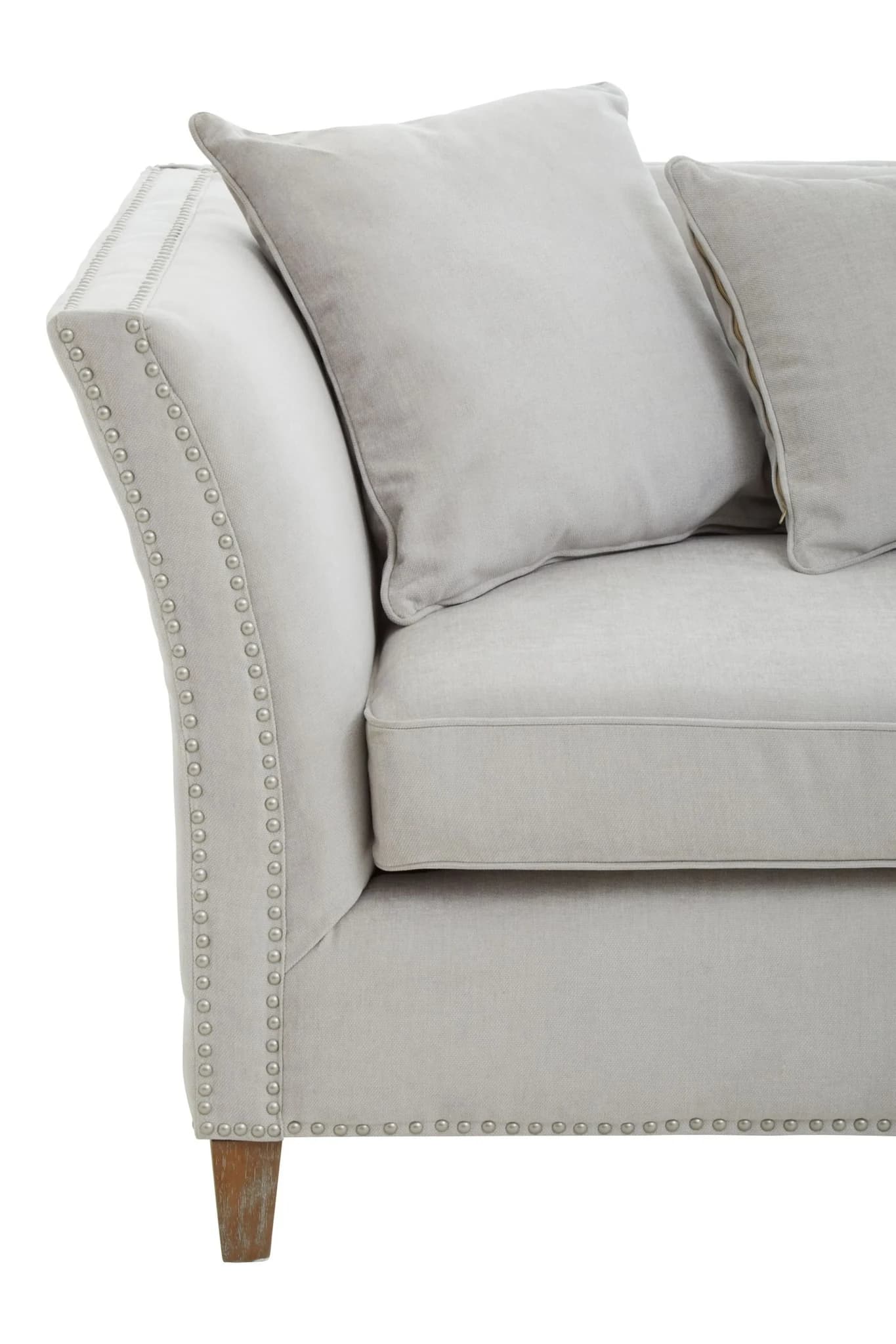 Sutton Three Seat Grey Fabric Sofa - Seating, photo 8 of 8